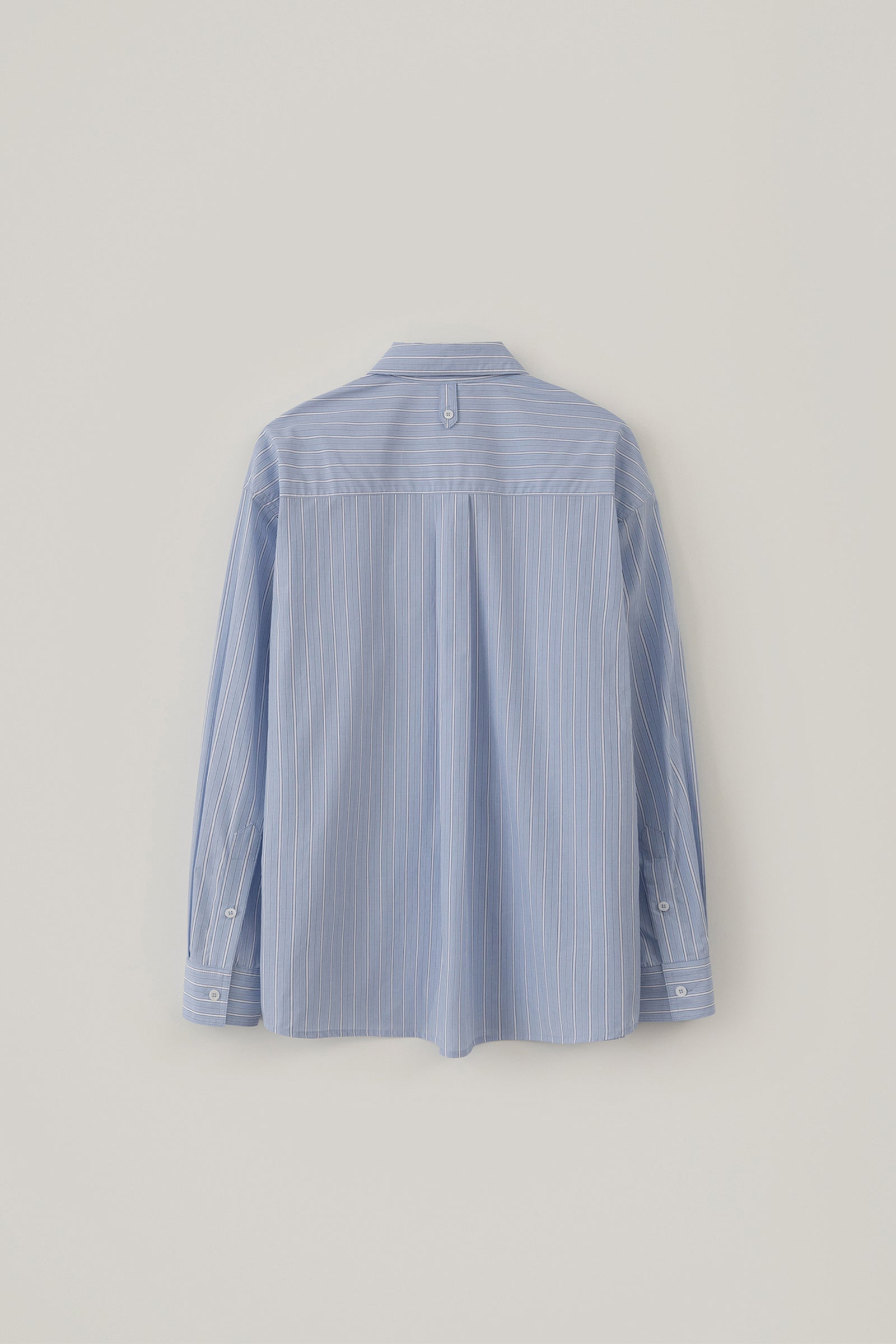 CHEMISE RAYÉE_BLEU CLAIR