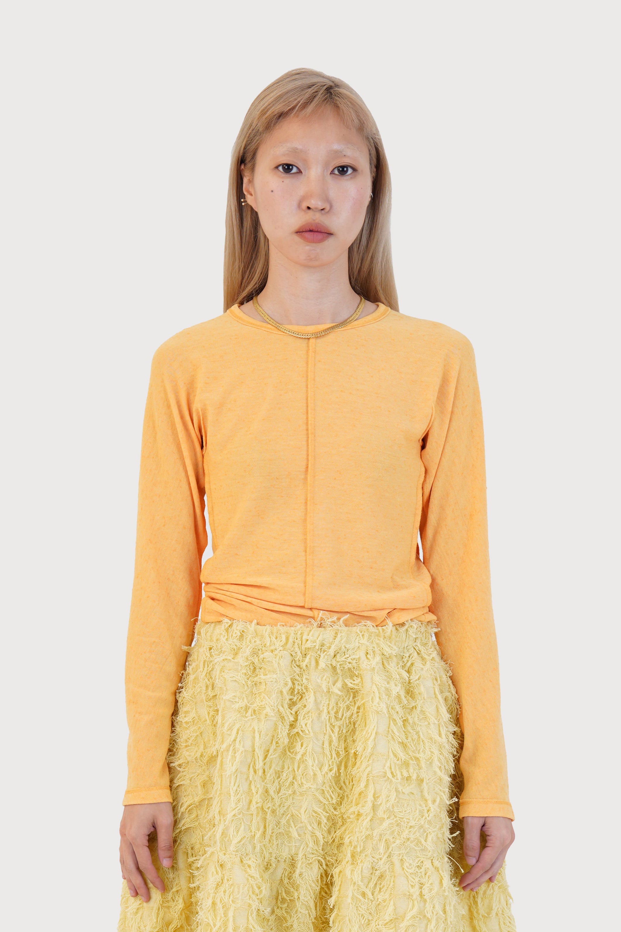 TURN-OUT TEE_SAFFRON