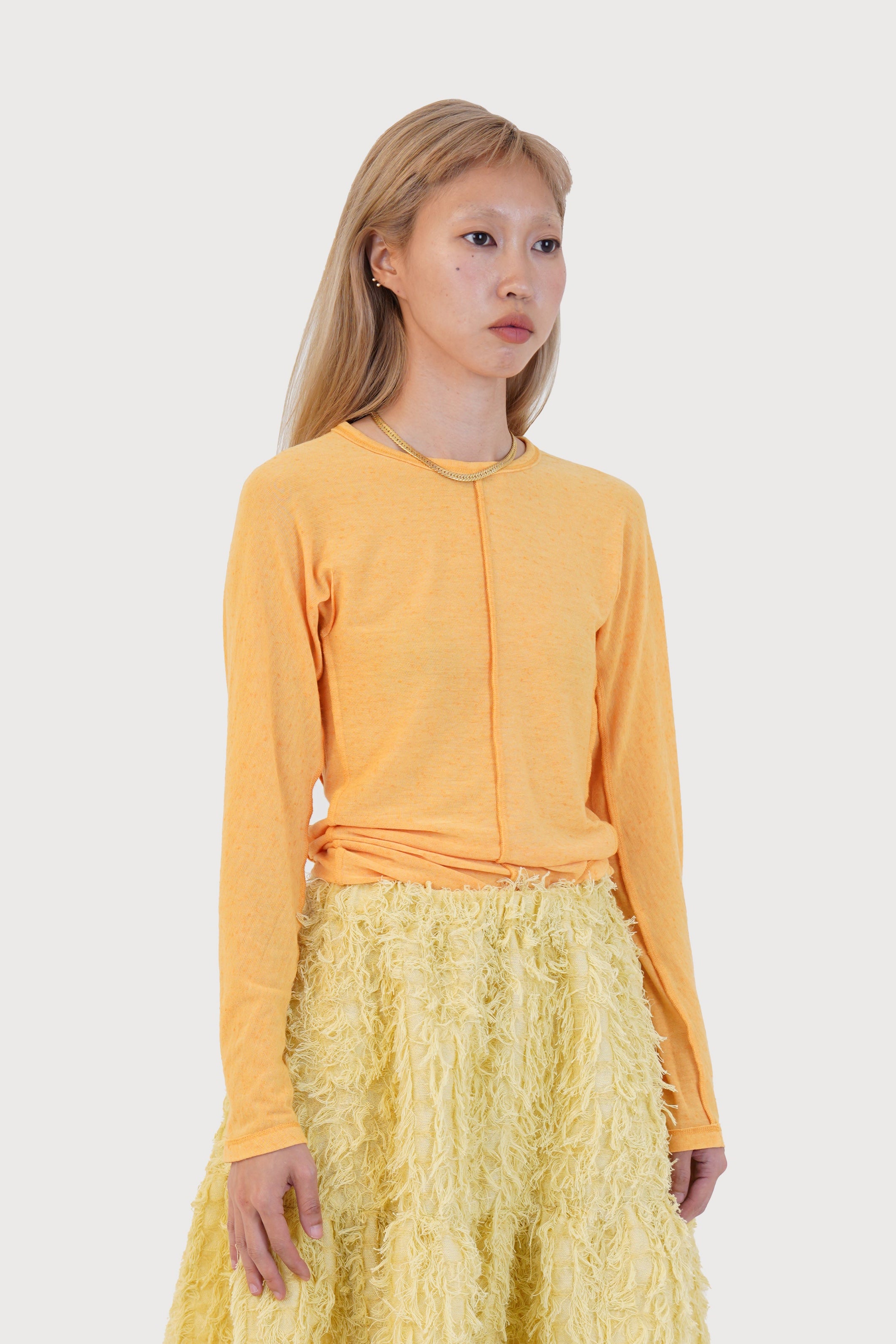 TURN-OUT TEE_SAFFRON