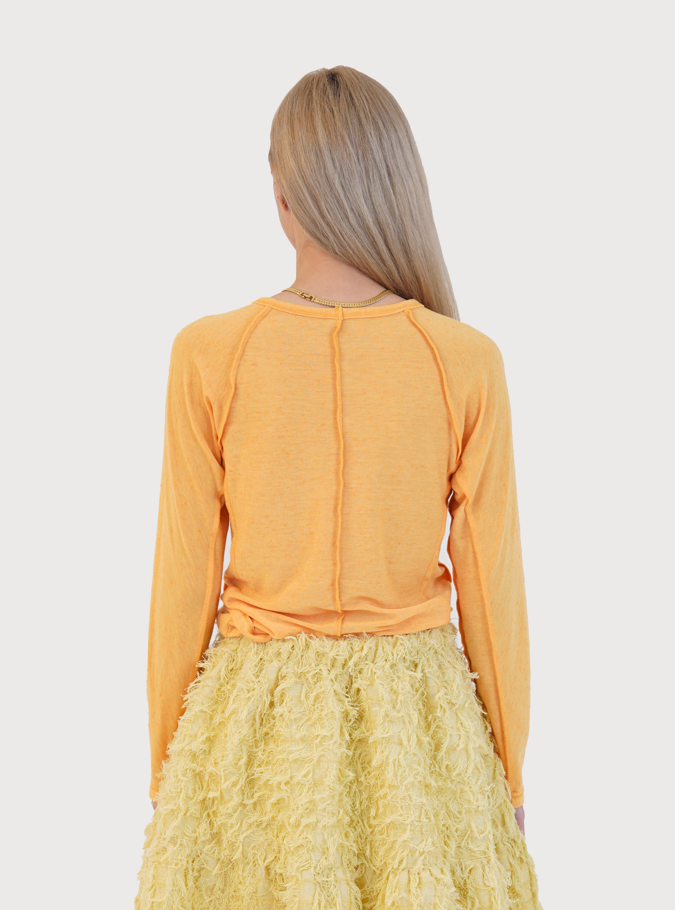 TURN-OUT TEE_SAFFRON