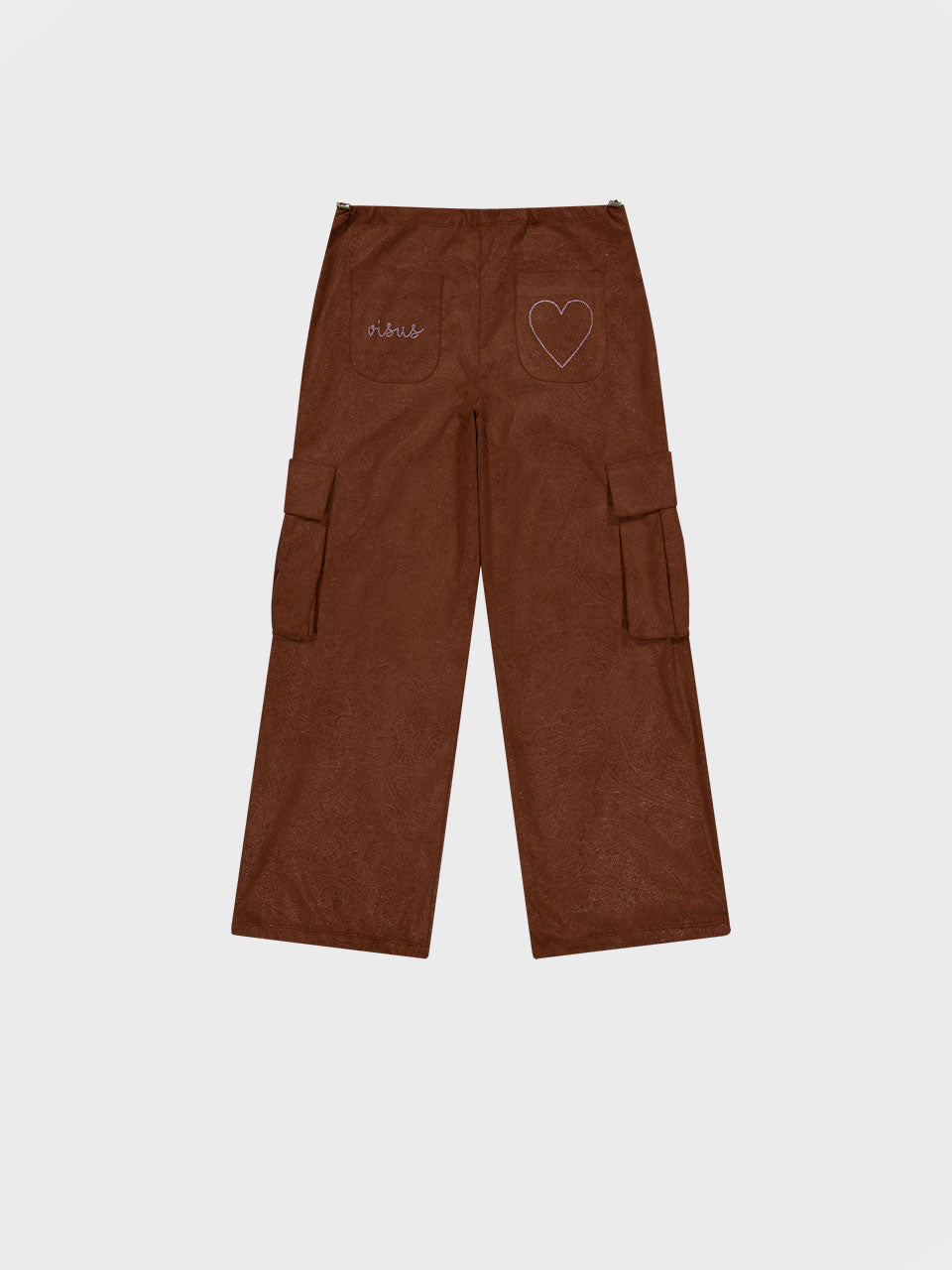 Paisley Corduroy Pants_Brick