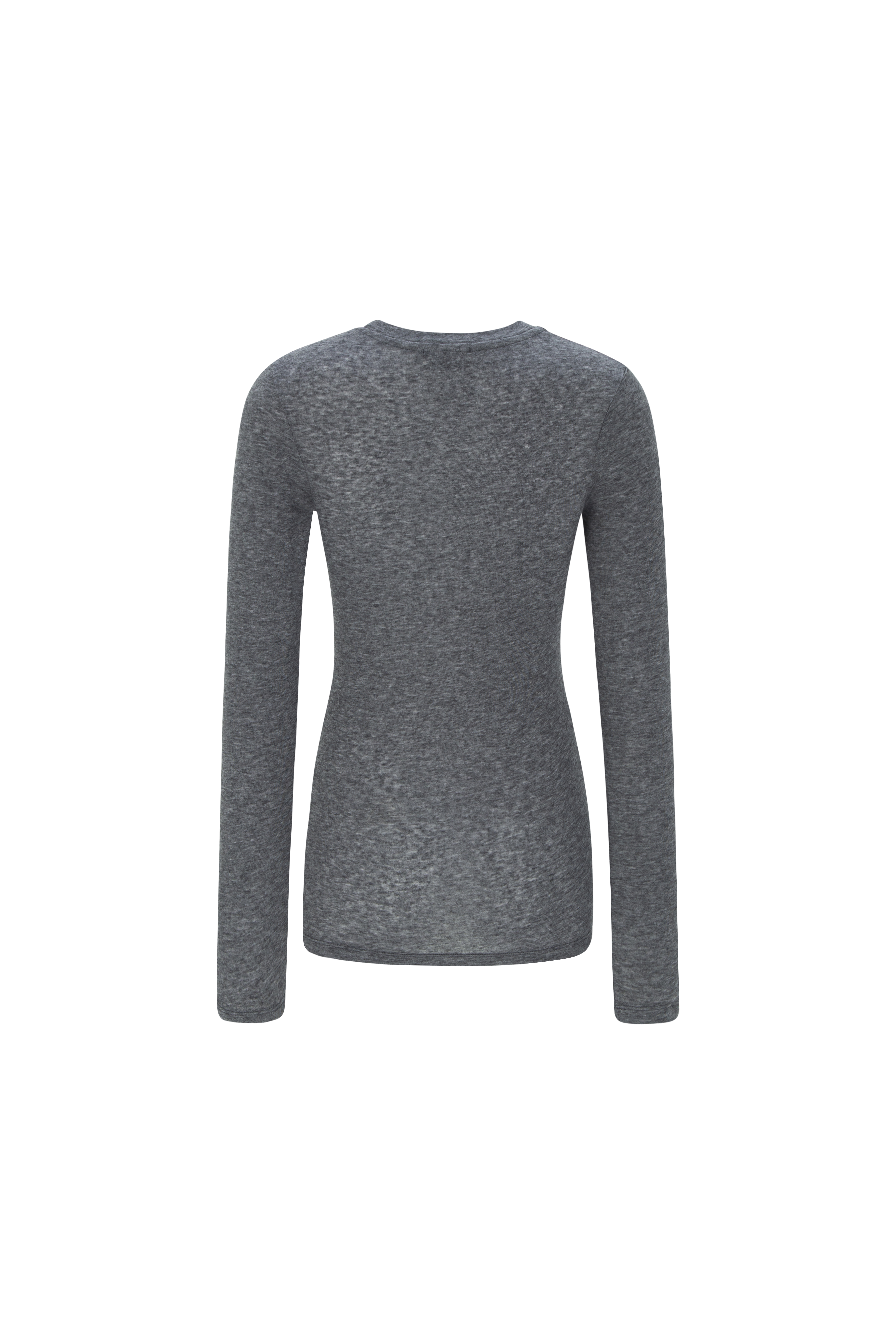 WOOL BLEND T-SHIRT_GREY