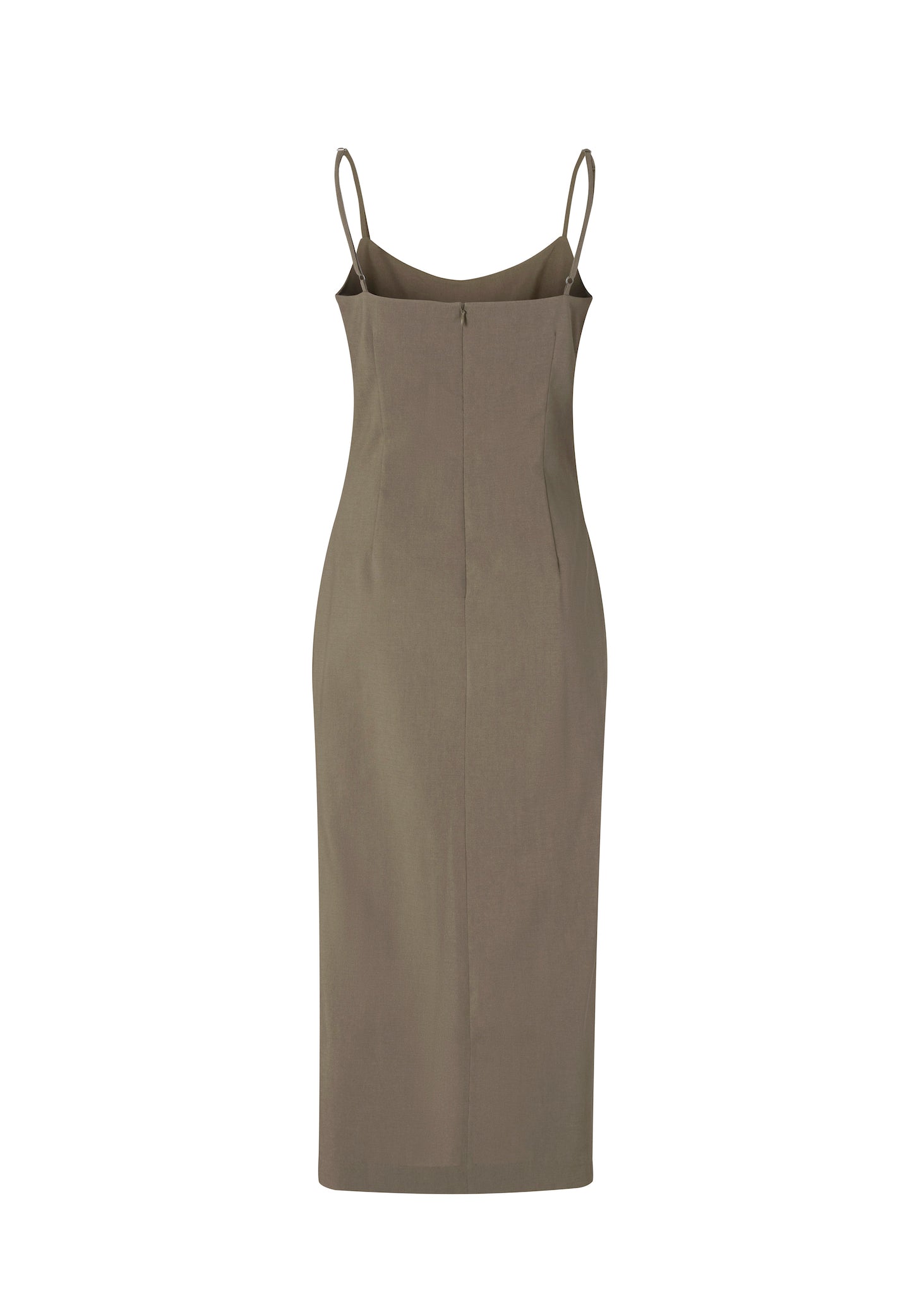 SLIP DRESS_KHAKI