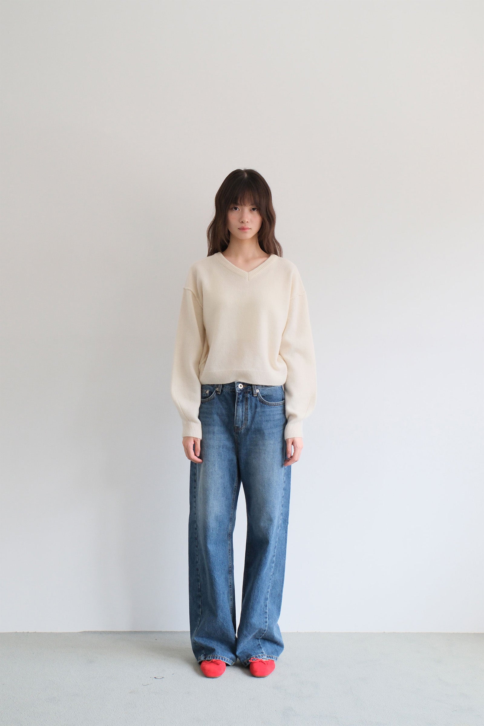 MELLOW RIBBON KNIT_IVORY