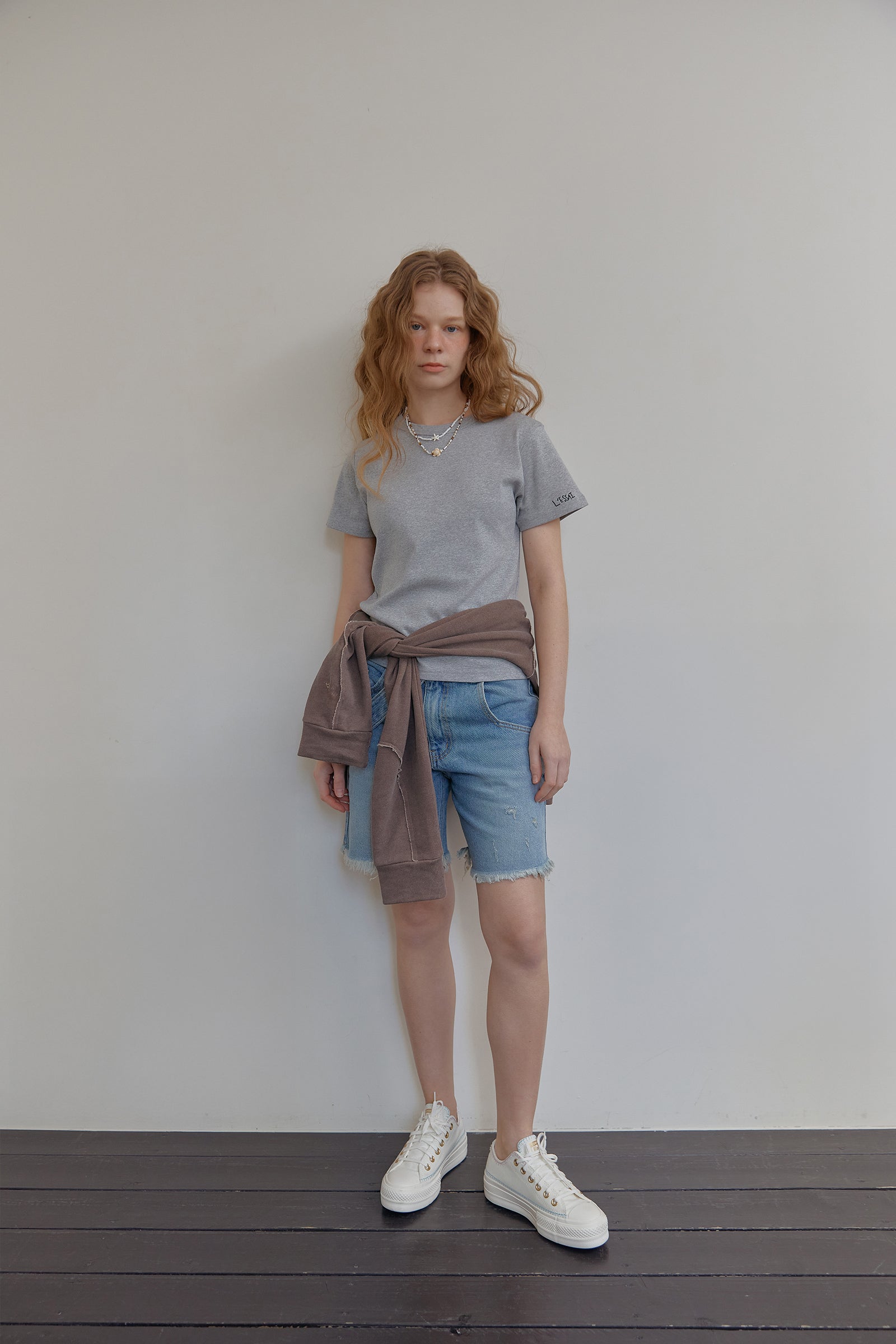 COTTON BASIC T-SHIRT_GRIS