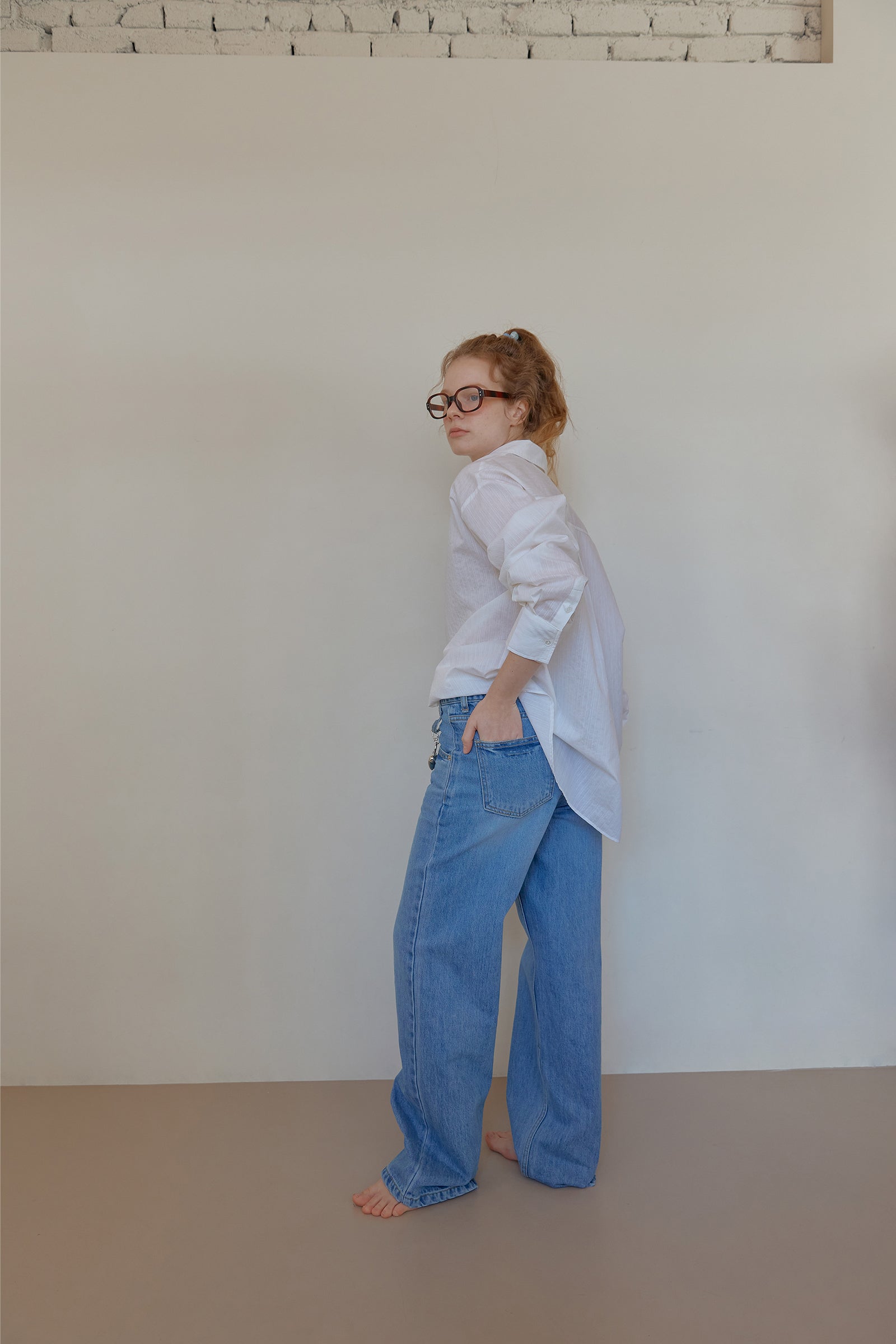CLASSIC WIDE DENIM PANTS_BLEU