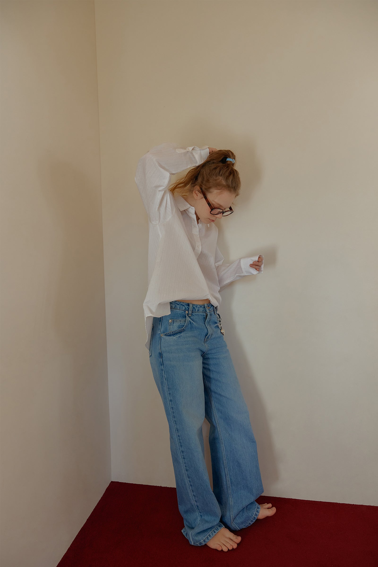 CLASSIC WIDE DENIM PANTS_BLEU