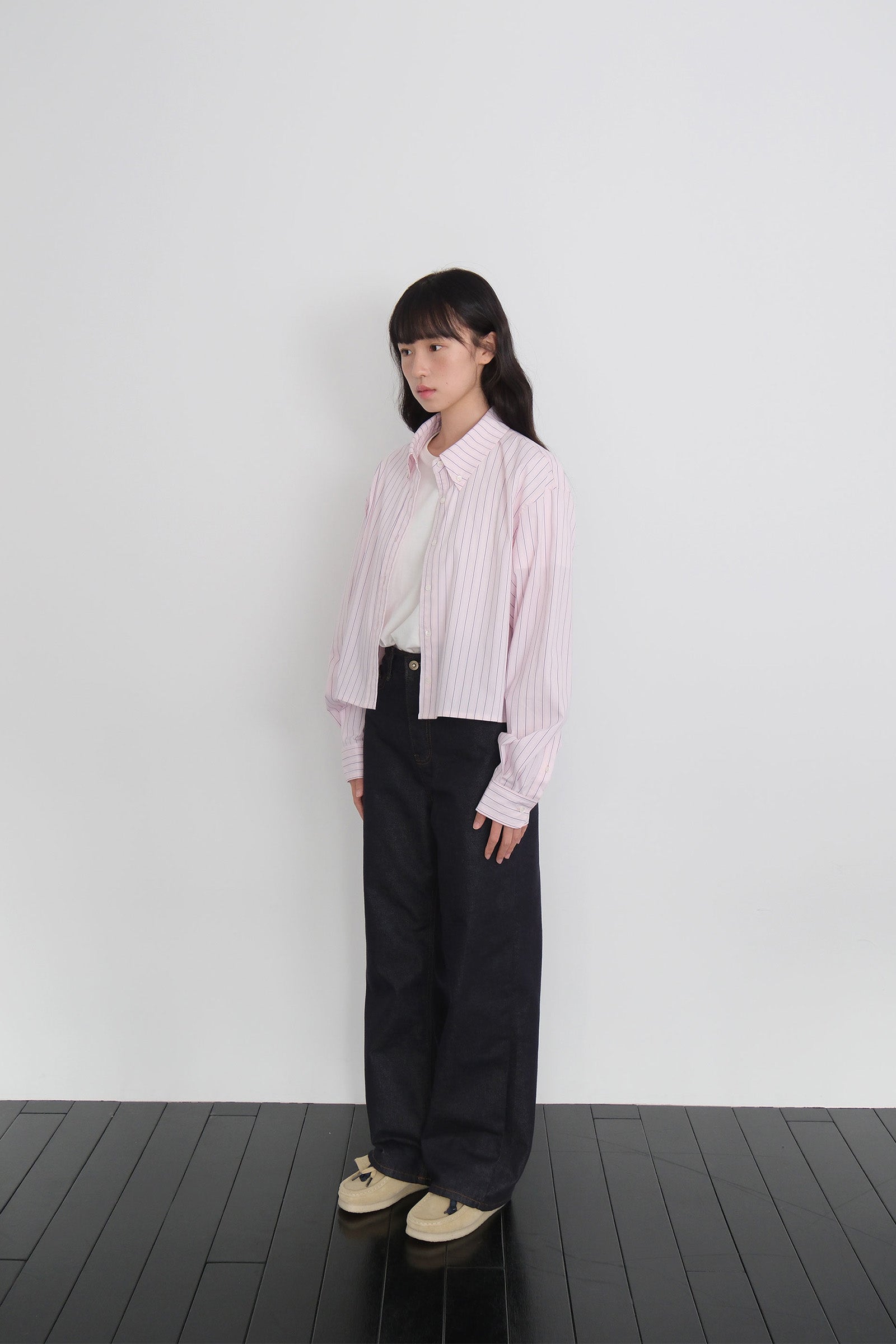 TIDY CROP SHIRTS_PINK