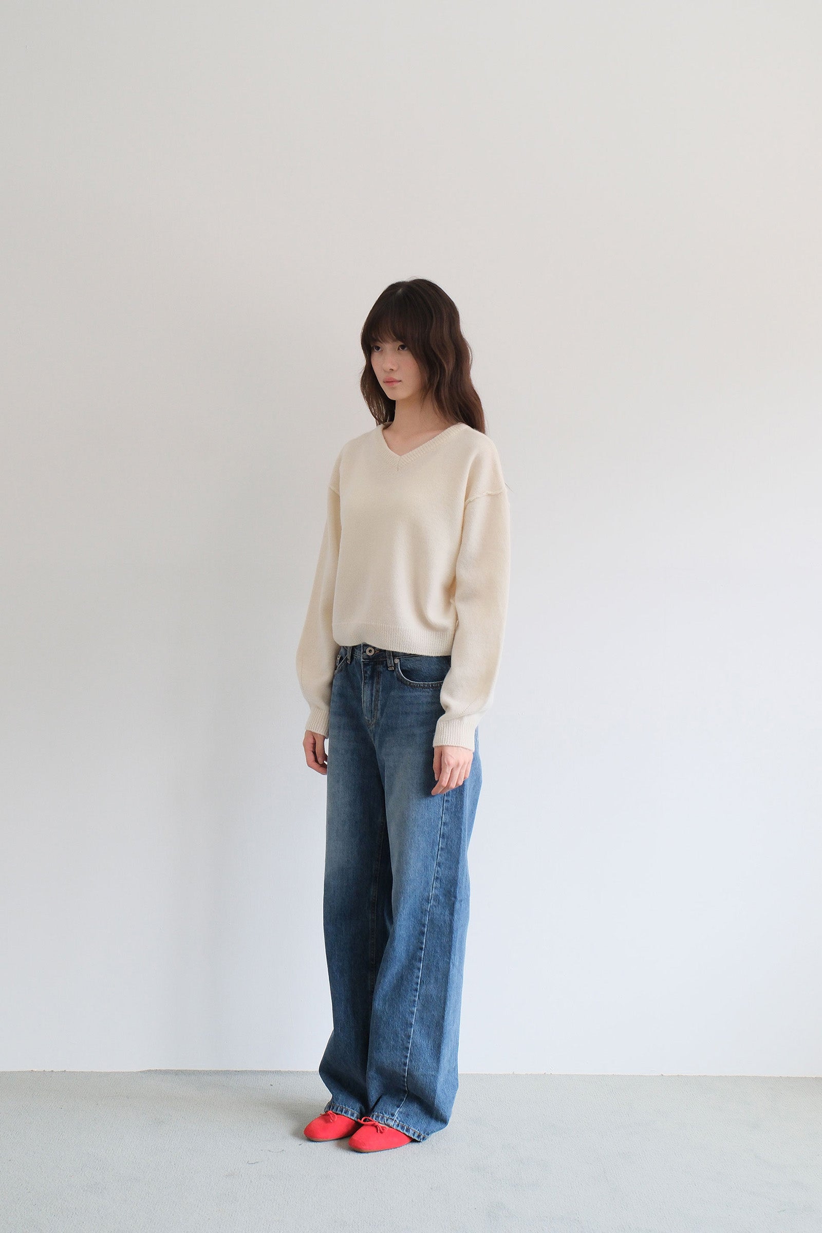 MELLOW RIBBON KNIT_IVORY