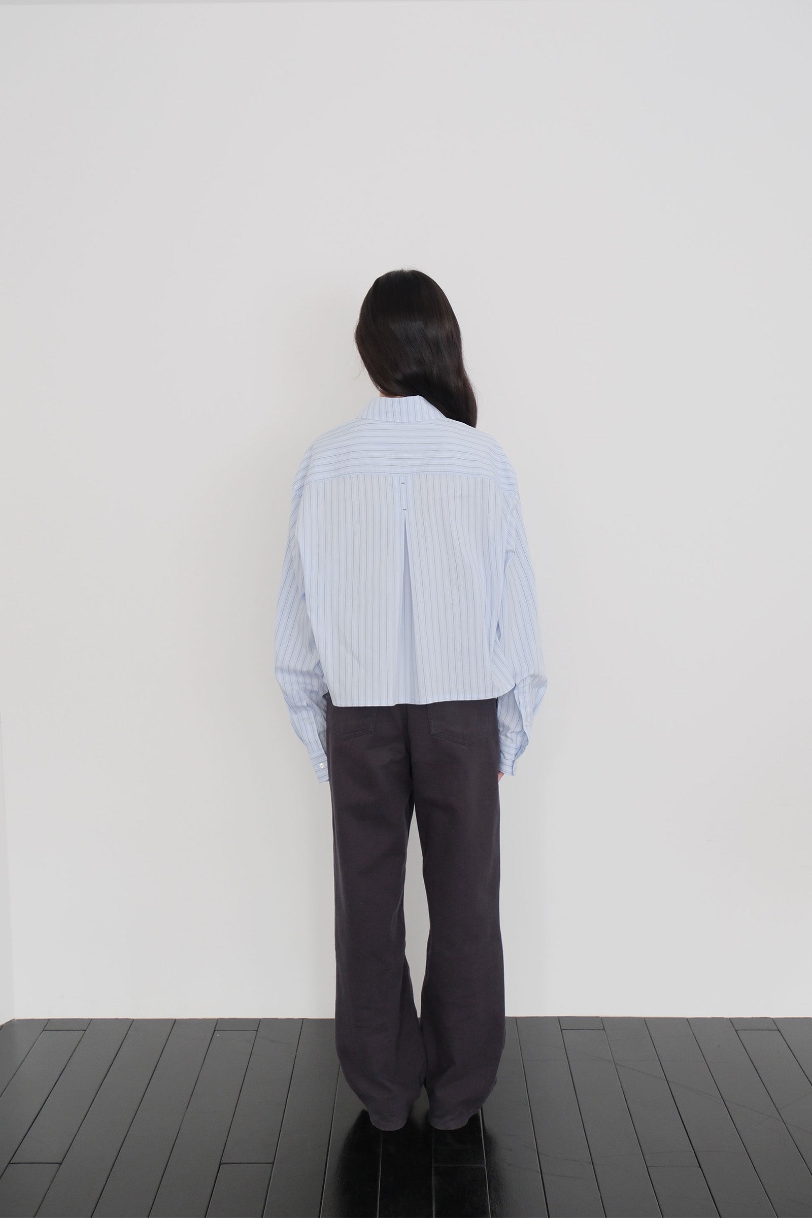 TIDY CROP SHIRTS_BLUE