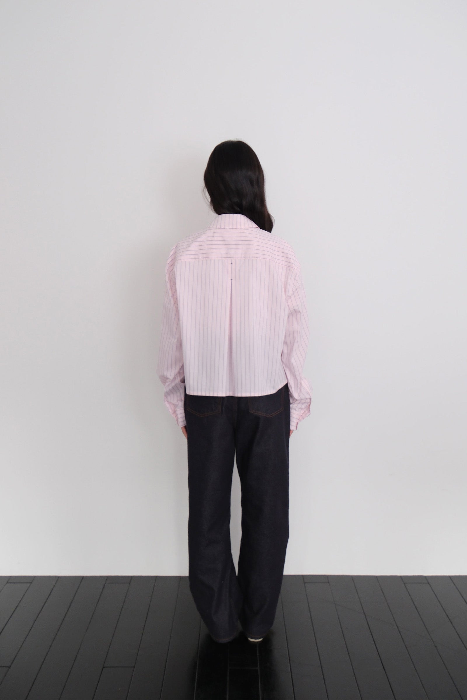 CHEMISE COURTE AJUSTÉE_ROSE