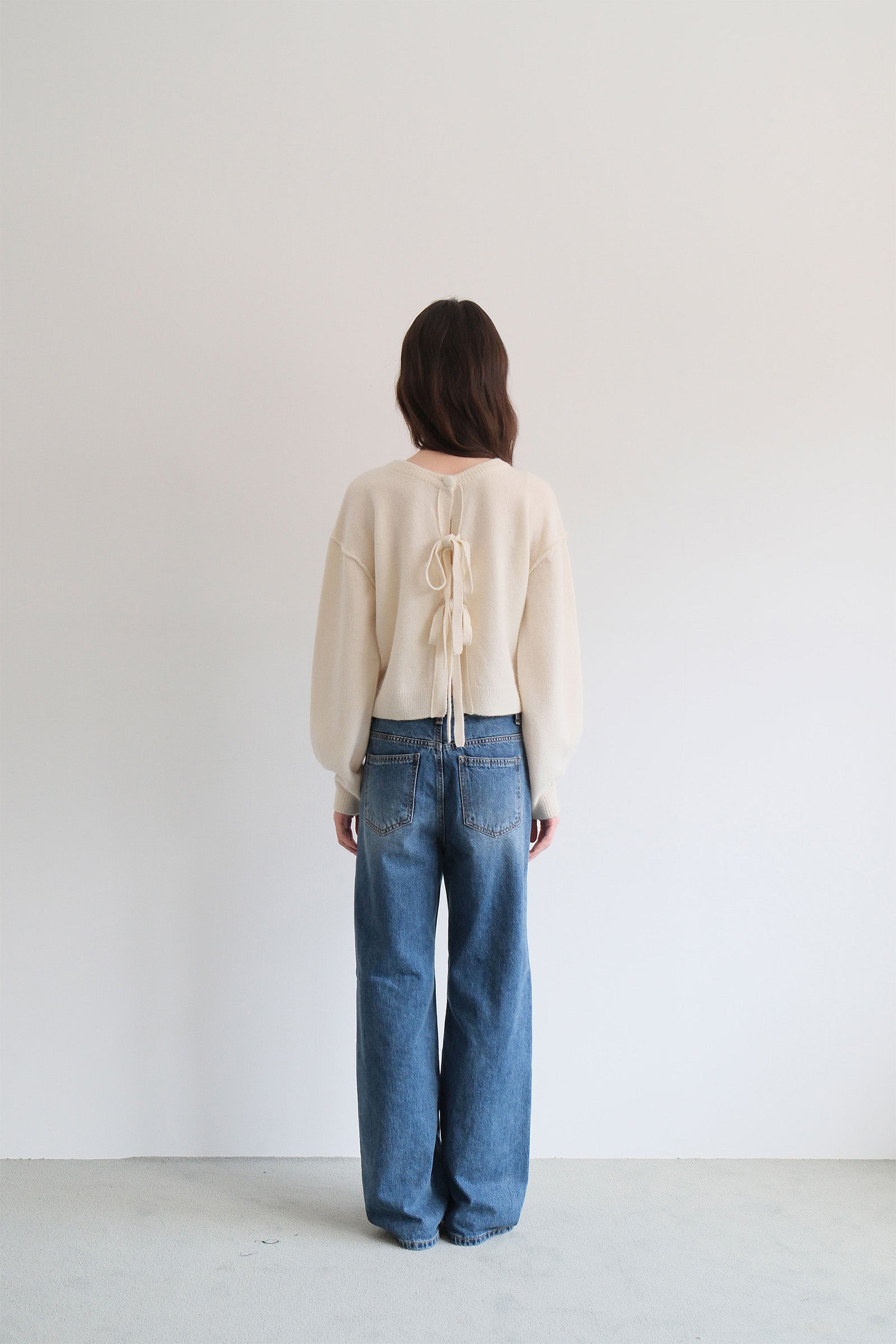 MELLOW RIBBON KNIT_IVORY