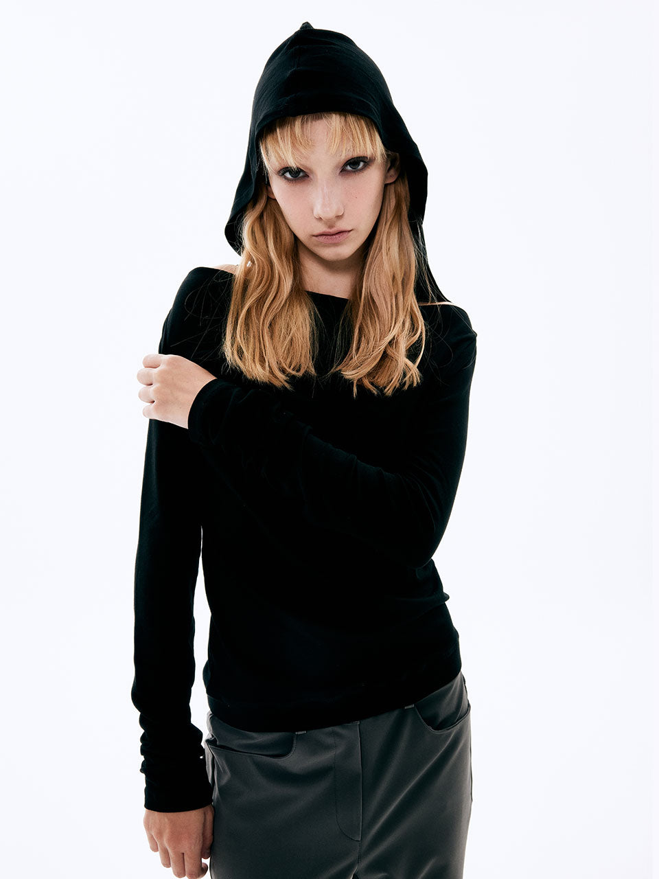 Drape Hood Top_Black