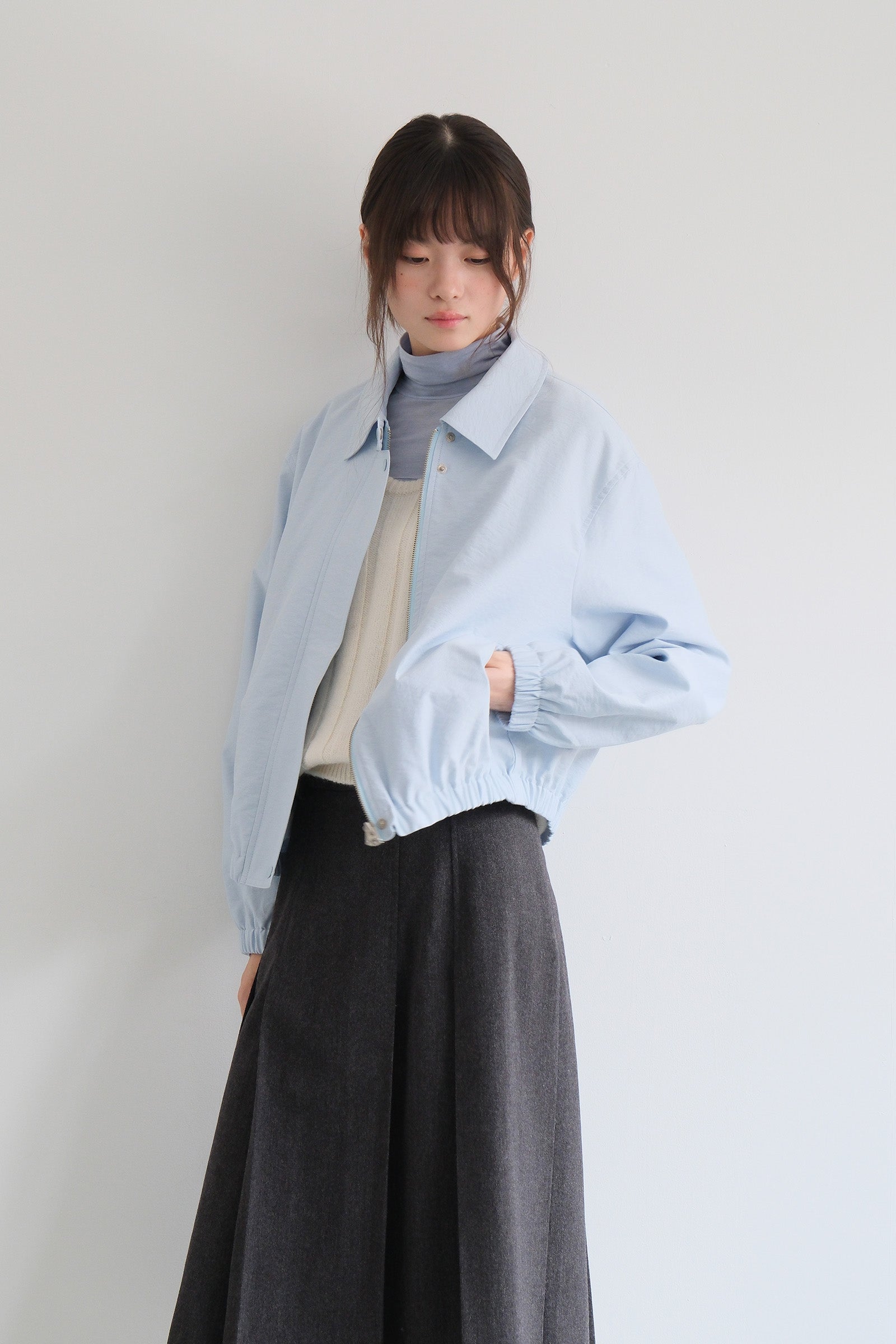 ADE BLOUSON_SKYBLUE