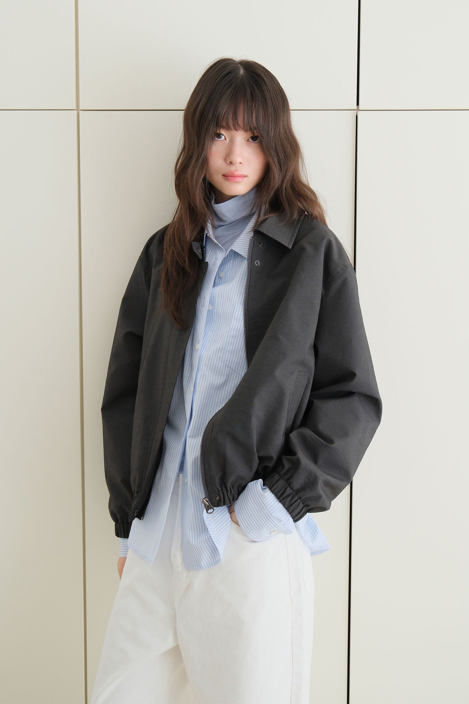 ADE BLOUSON_CHARCOAL