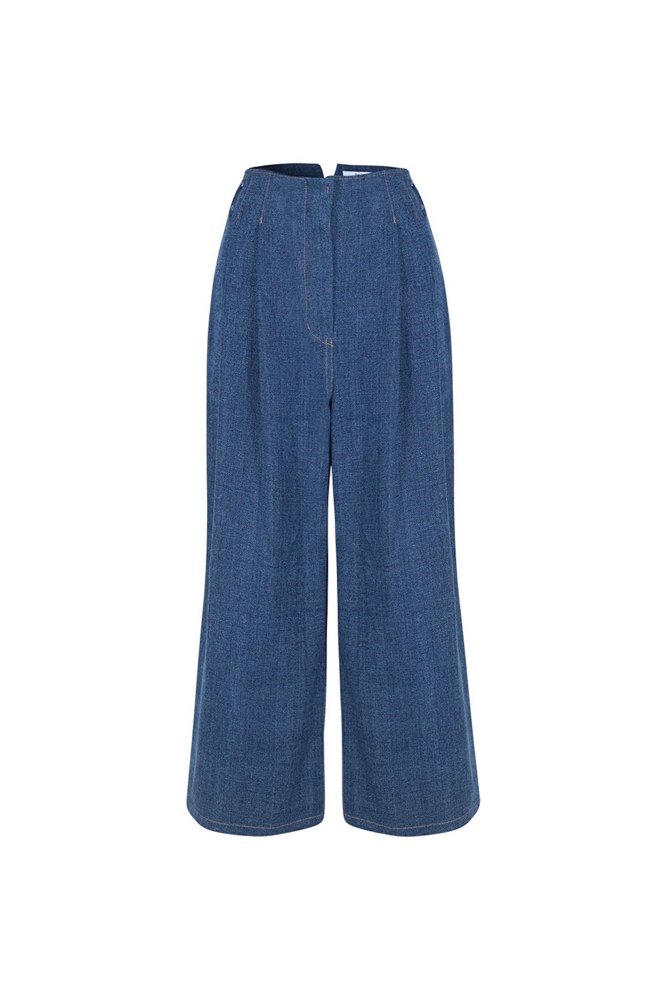 OCTOBER SECOND, V PANTALON DENIM_BLEU