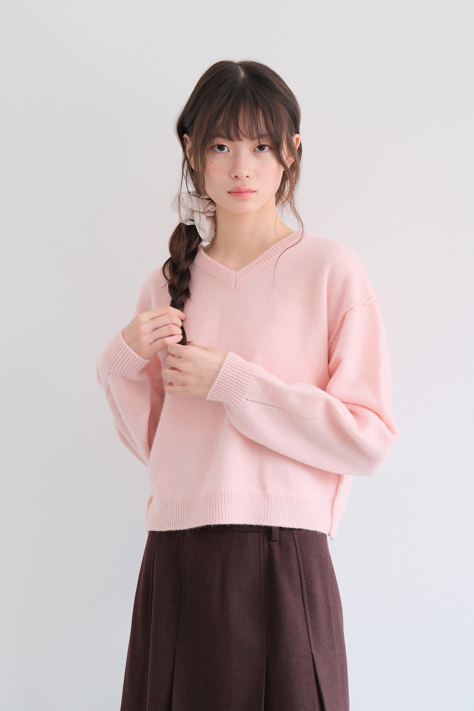 MELLOW RIBBON KNIT_PINK