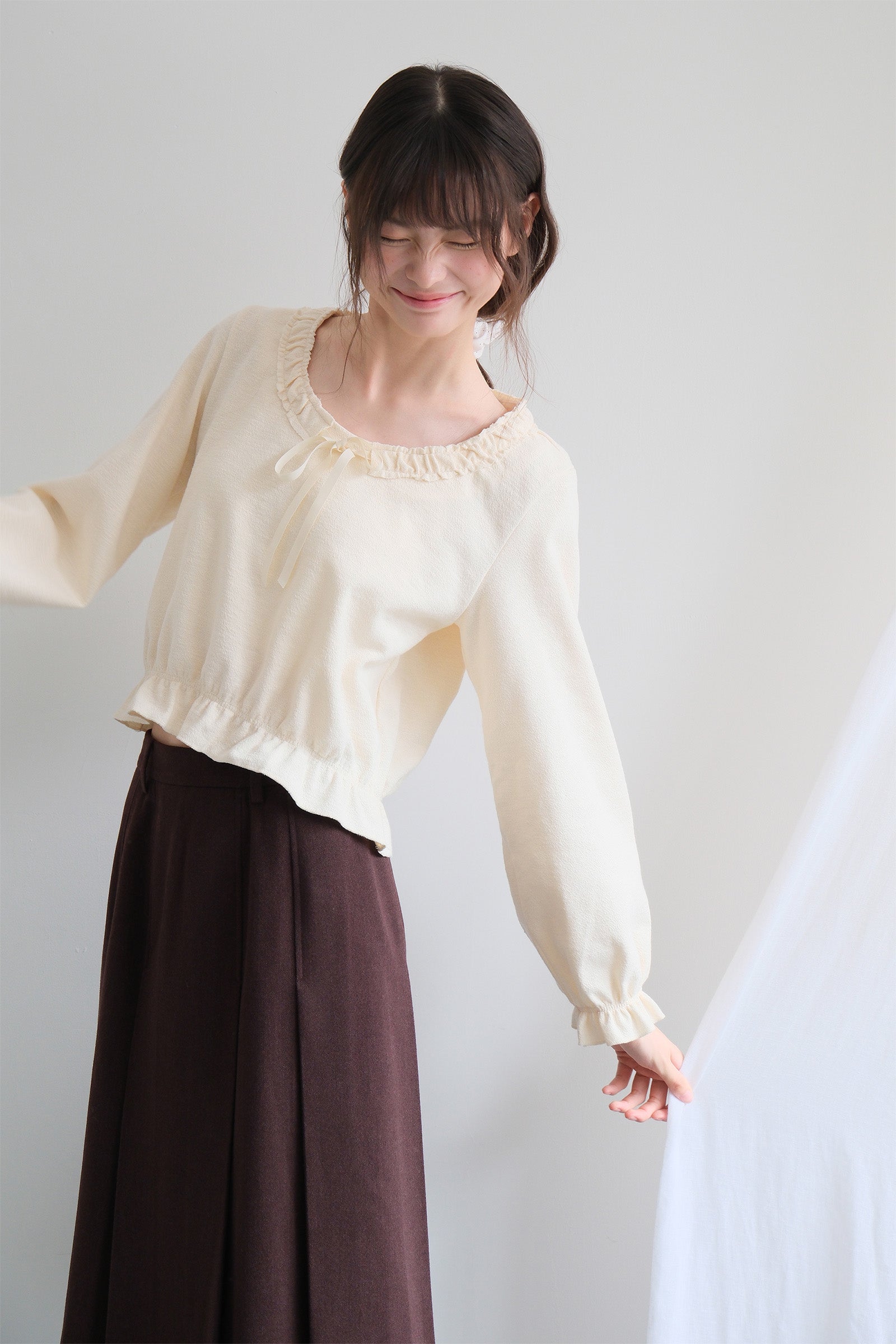 ALICE T-BLOUSE_CREAM