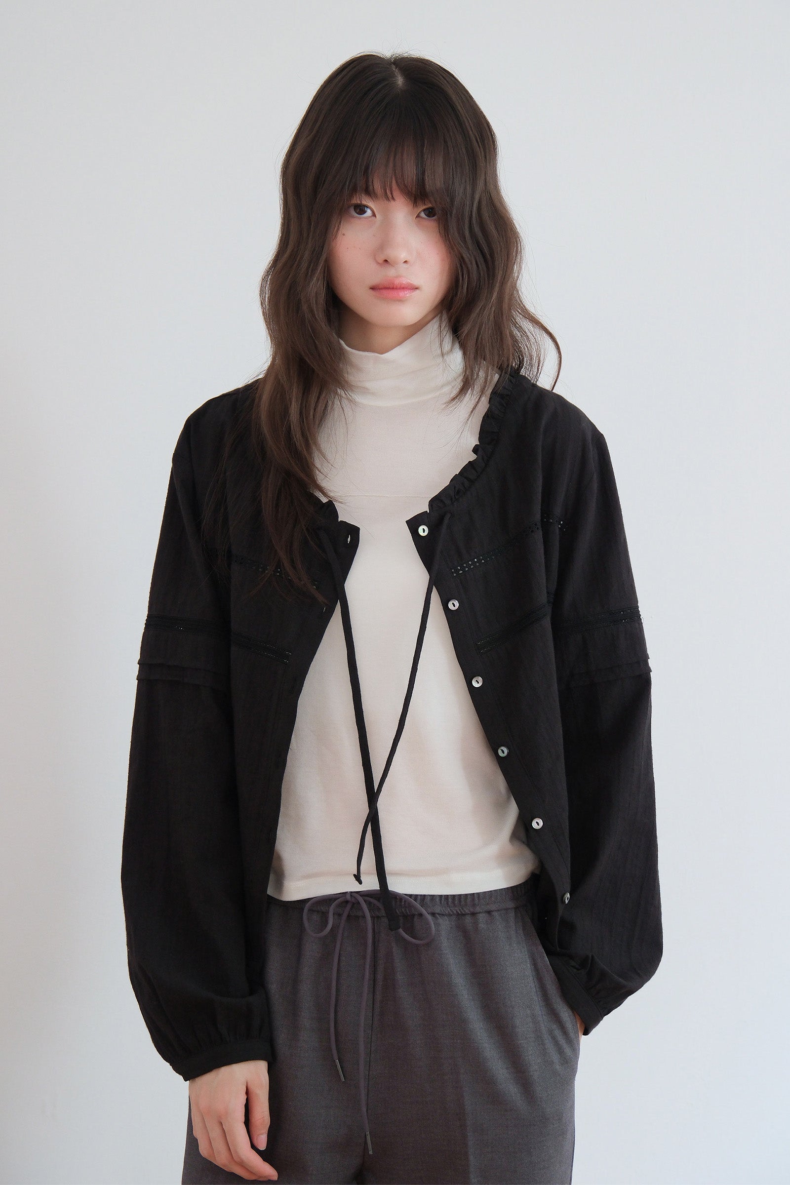 SALTY LACE BLOUSE_BLACK
