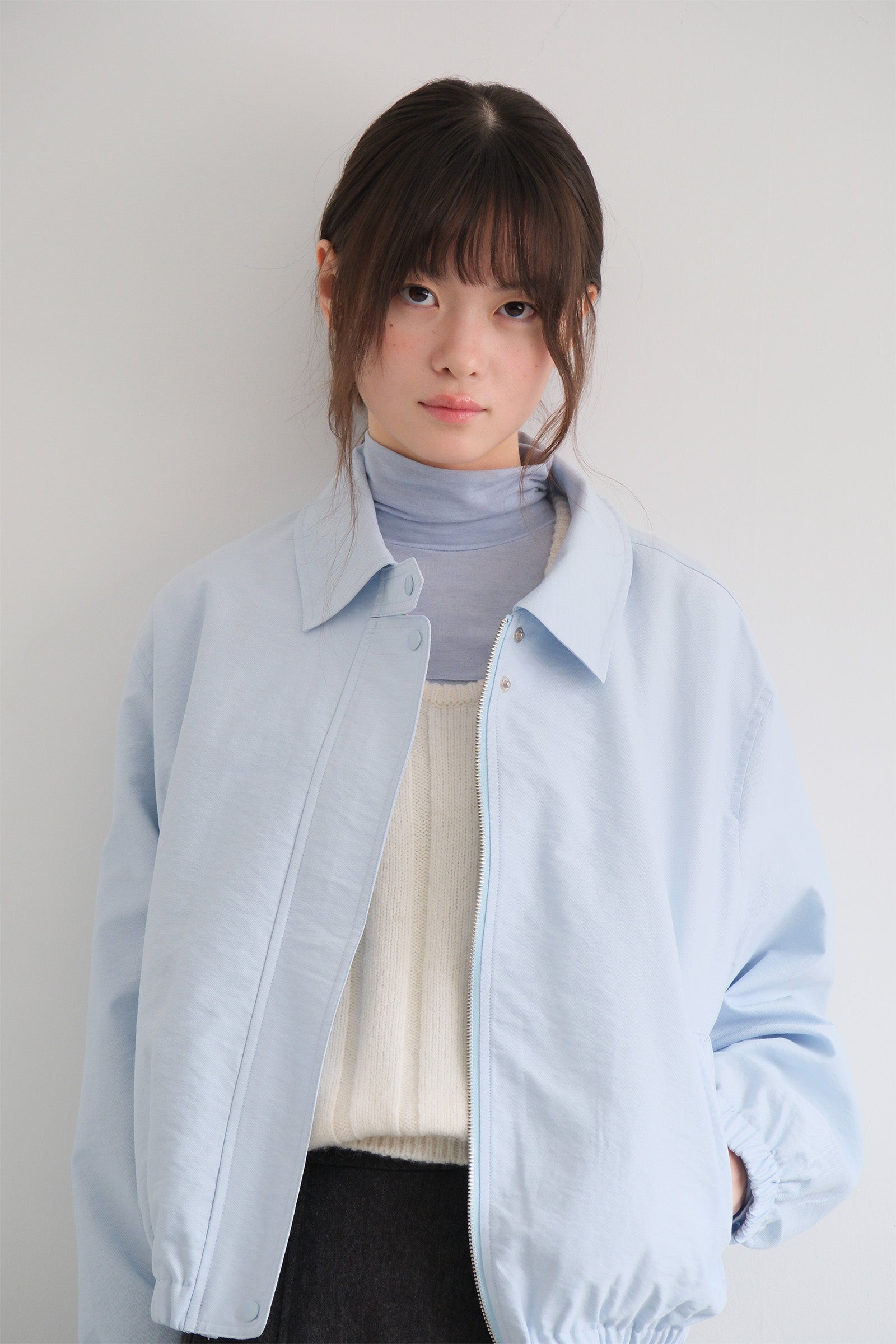 ADE BLOUSON_SKYBLUE