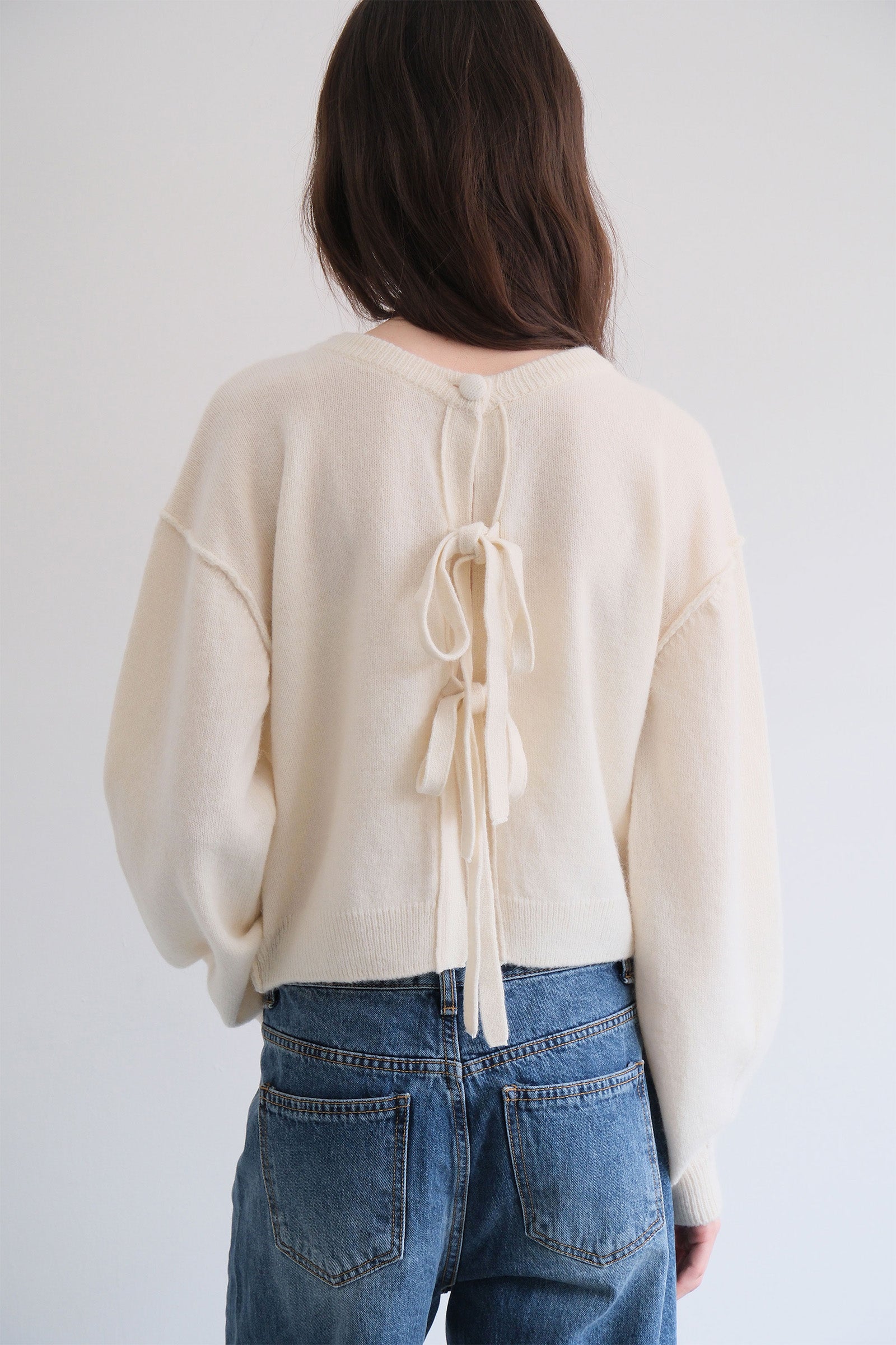 MELLOW RIBBON KNIT_IVORY