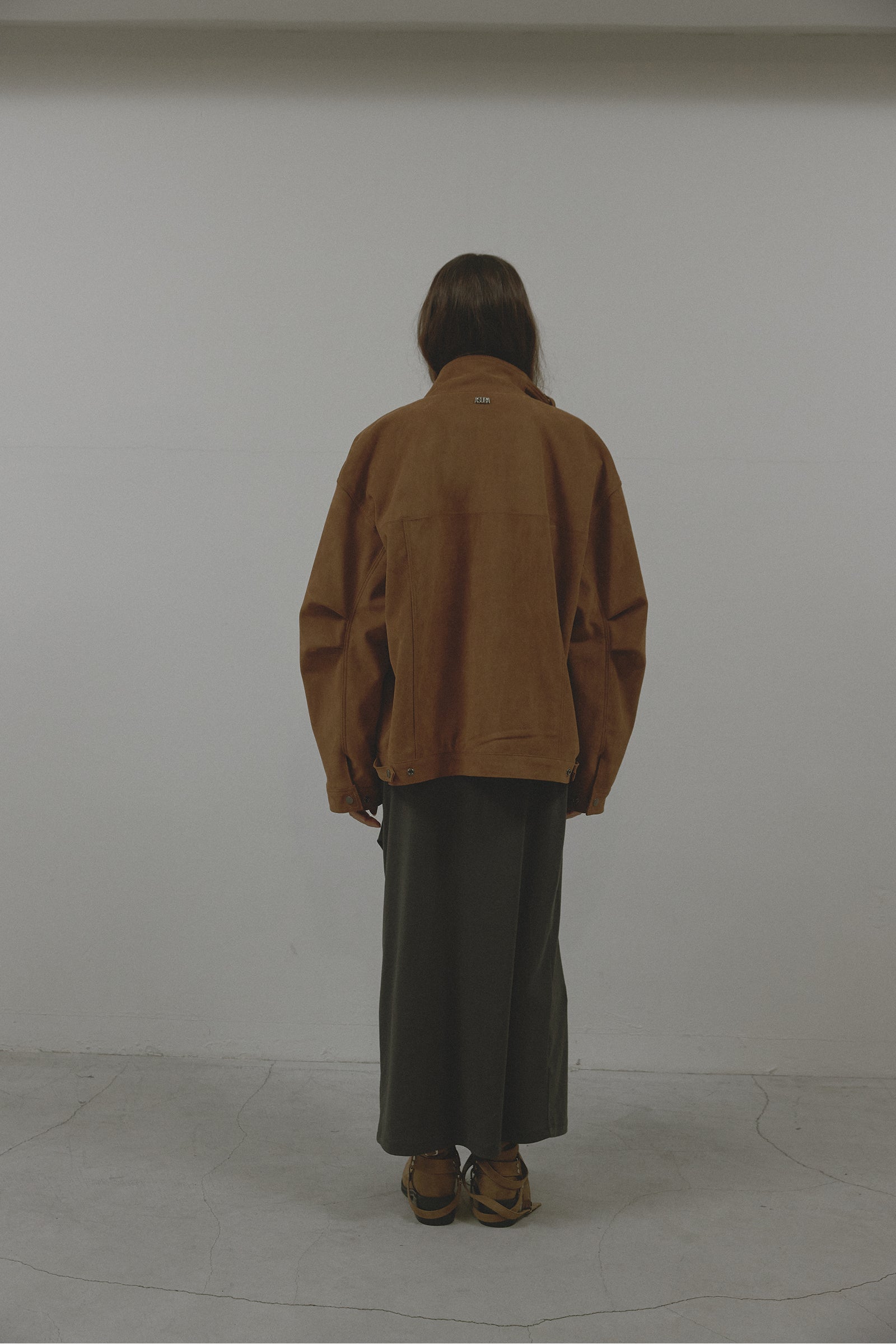 DUAL CONTRAST JACKET_BROWN
