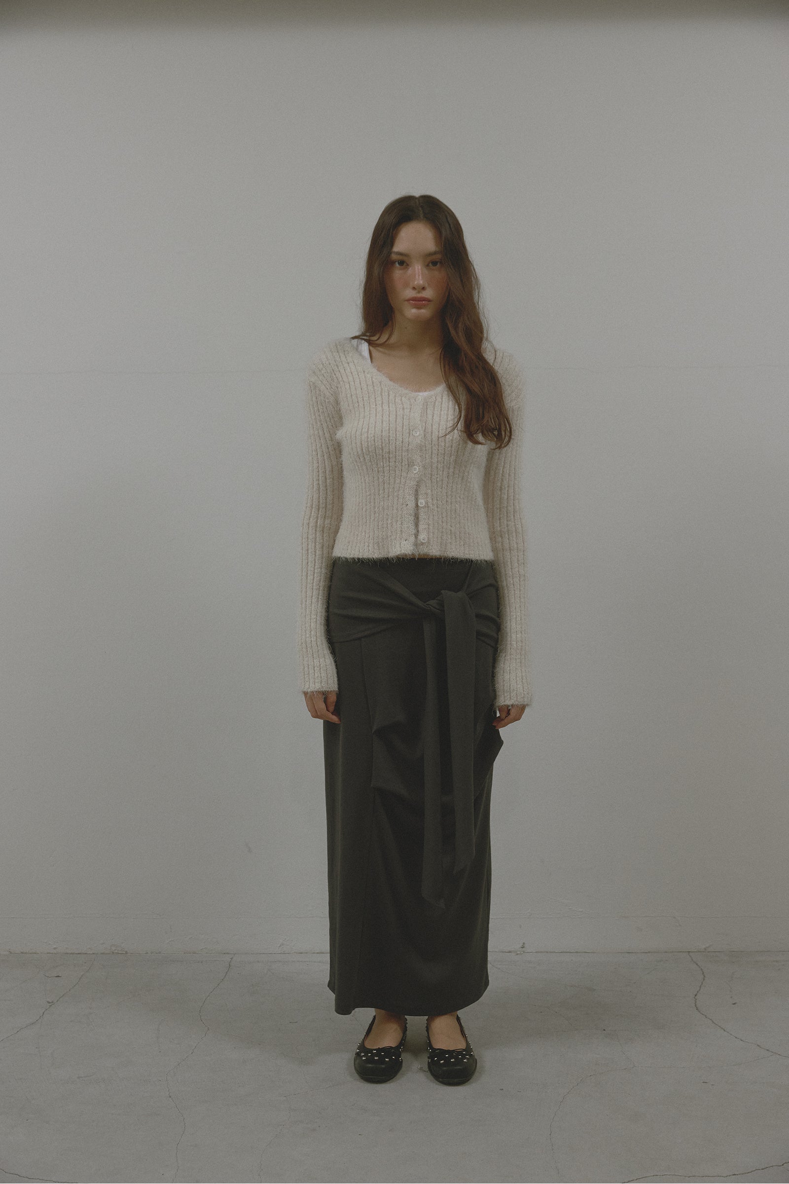 MELLOW FUR CARDIGAN_IVORY