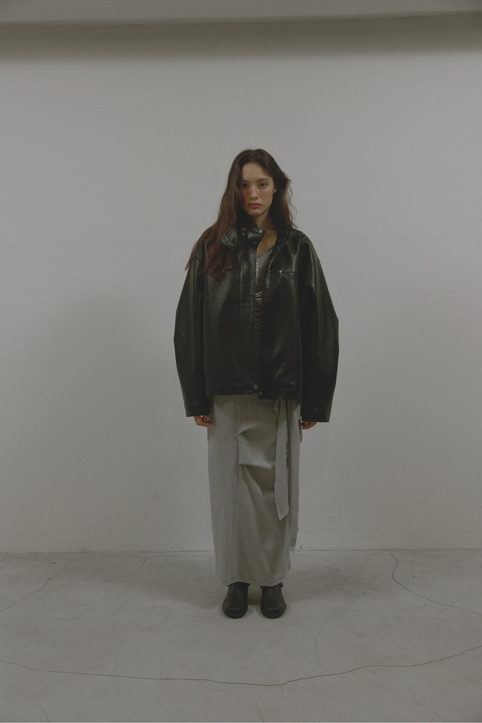 DUAL CONTRAST JACKET_BLACK