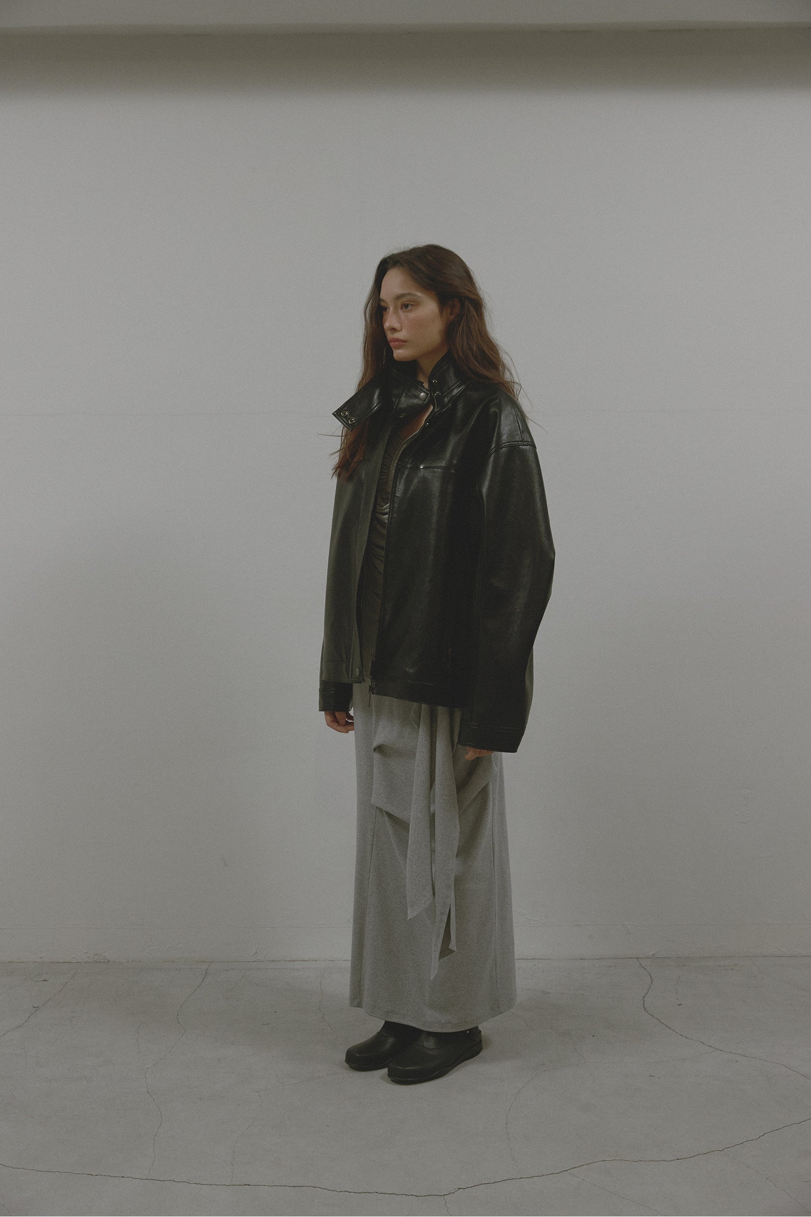 DUAL CONTRAST JACKET_BLACK