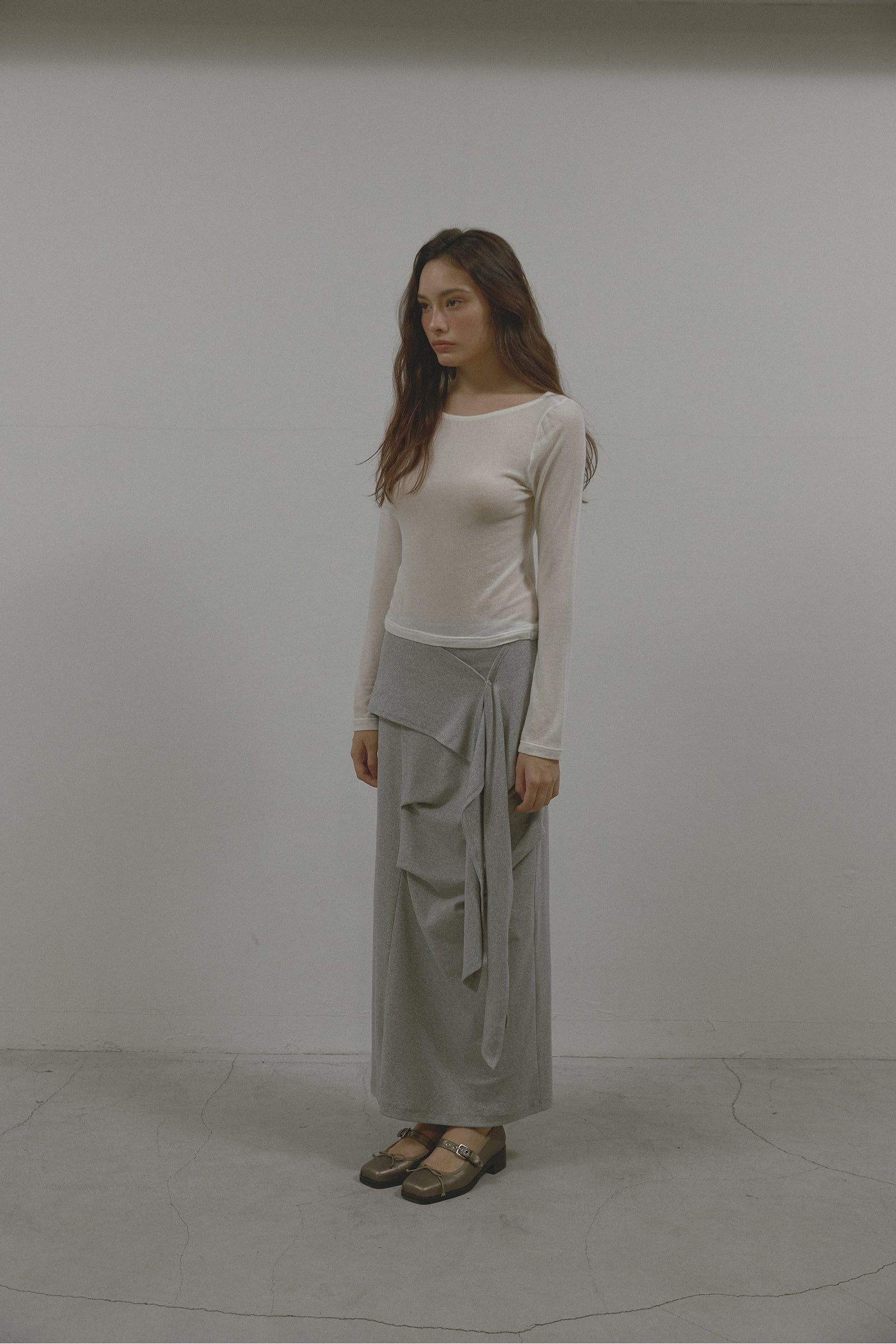 AS BASIC BOAT NECK T_IVORY