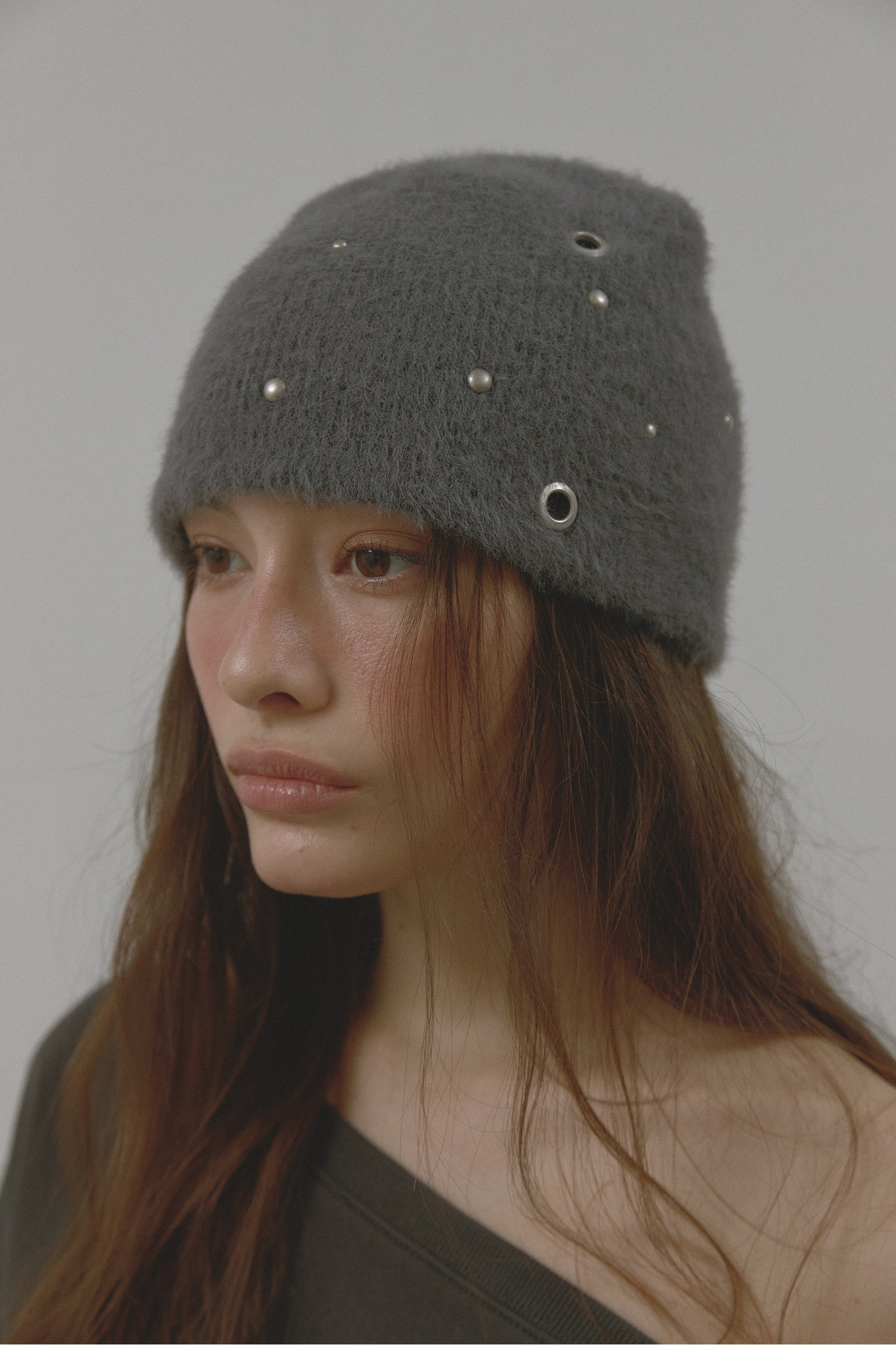 GALAXY KNIT BEANIE_CHARCOAL