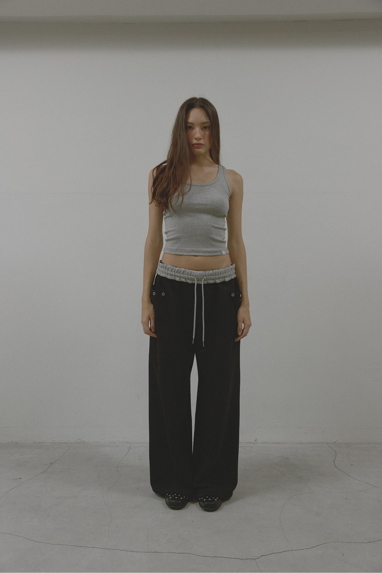 COLOR FLIP SWEATPANTS_BLACK