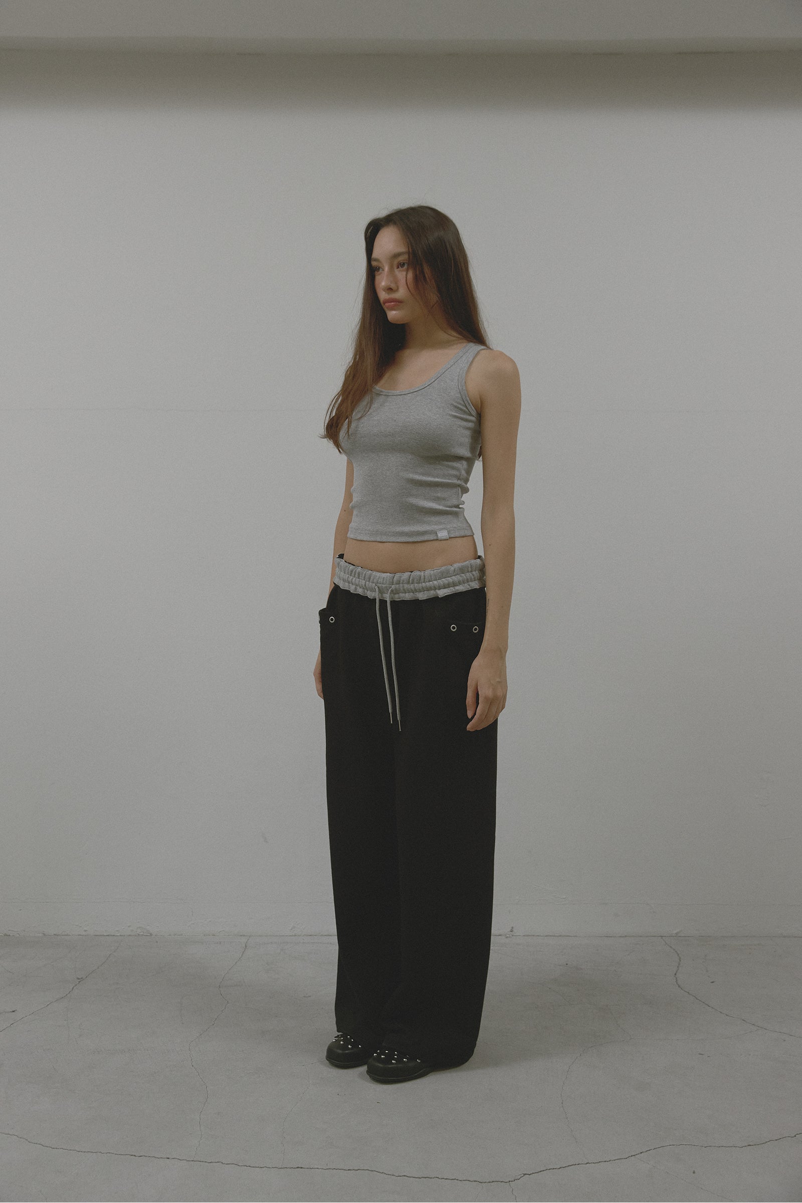 COLOR FLIP SWEATPANTS_BLACK