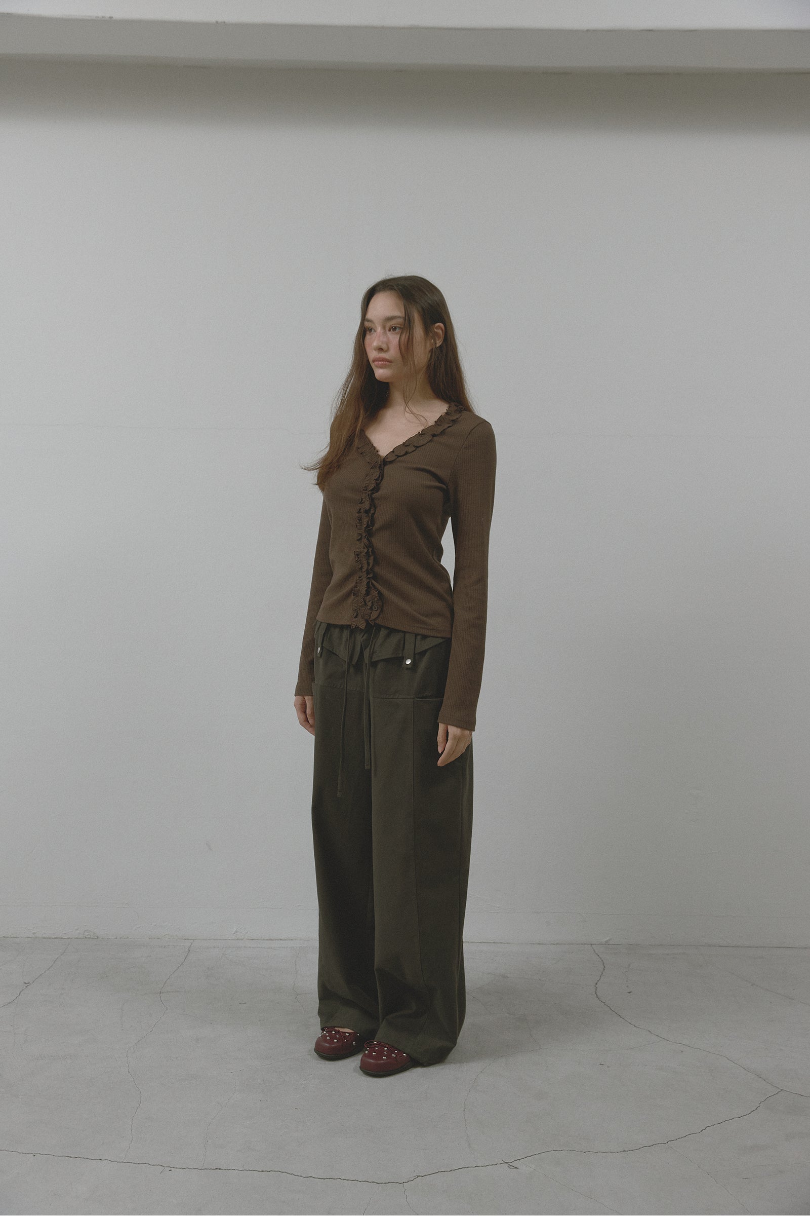 CASUAL UTILITY WIDE PANTS_CHARCOAL