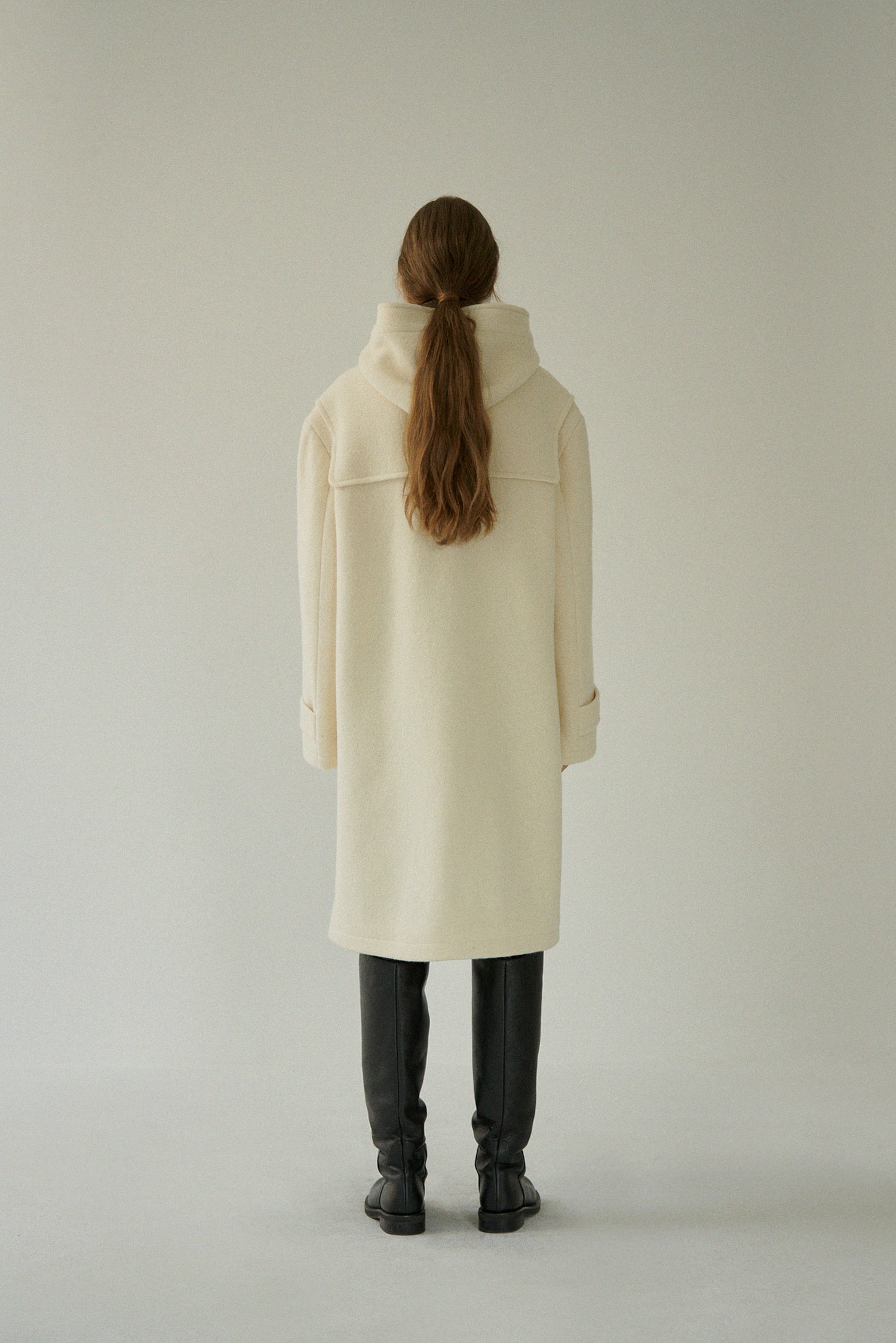 CHARLES HOODED DUFFLE COAT_IVOIRE