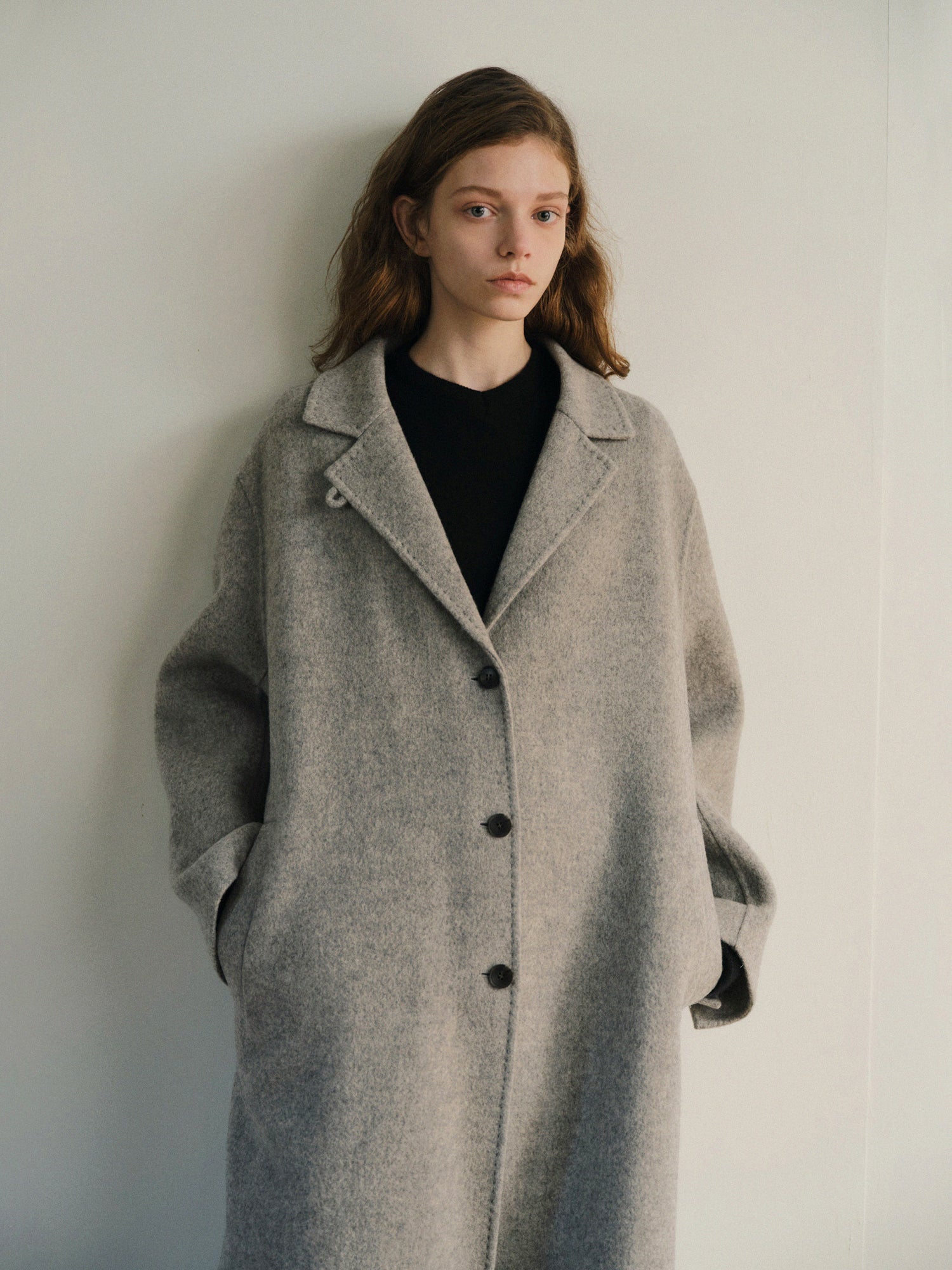 BRANDON ZIBELLINATO HANDMADE COAT_LIGHT GREY