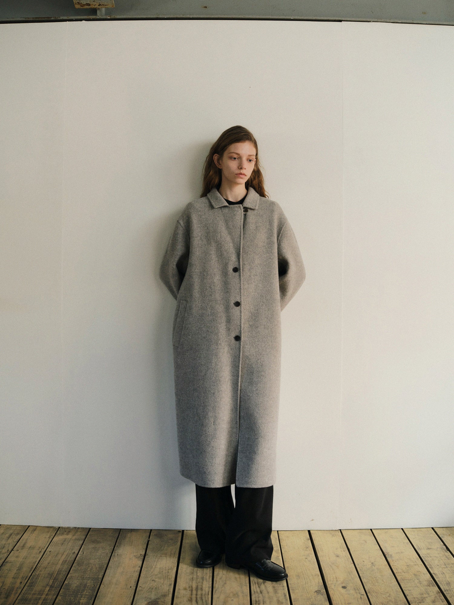 BRANDON ZIBELLINATO HANDMADE COAT_LIGHT GREY