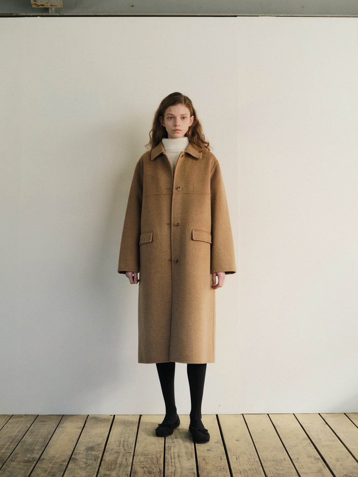 MERLOT HANDMADE COAT_CAMEL