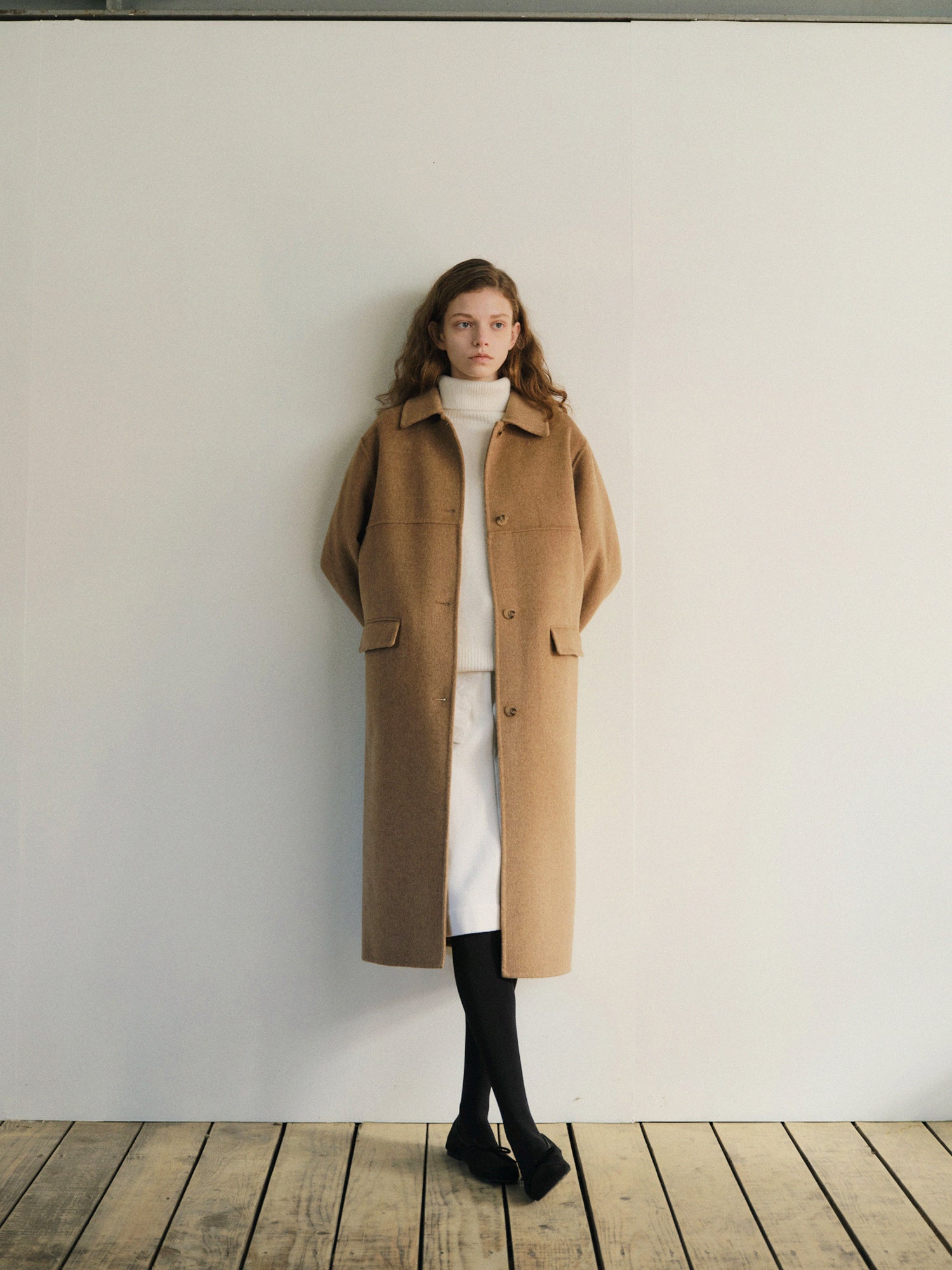 MERLOT HANDMADE COAT_CAMEL