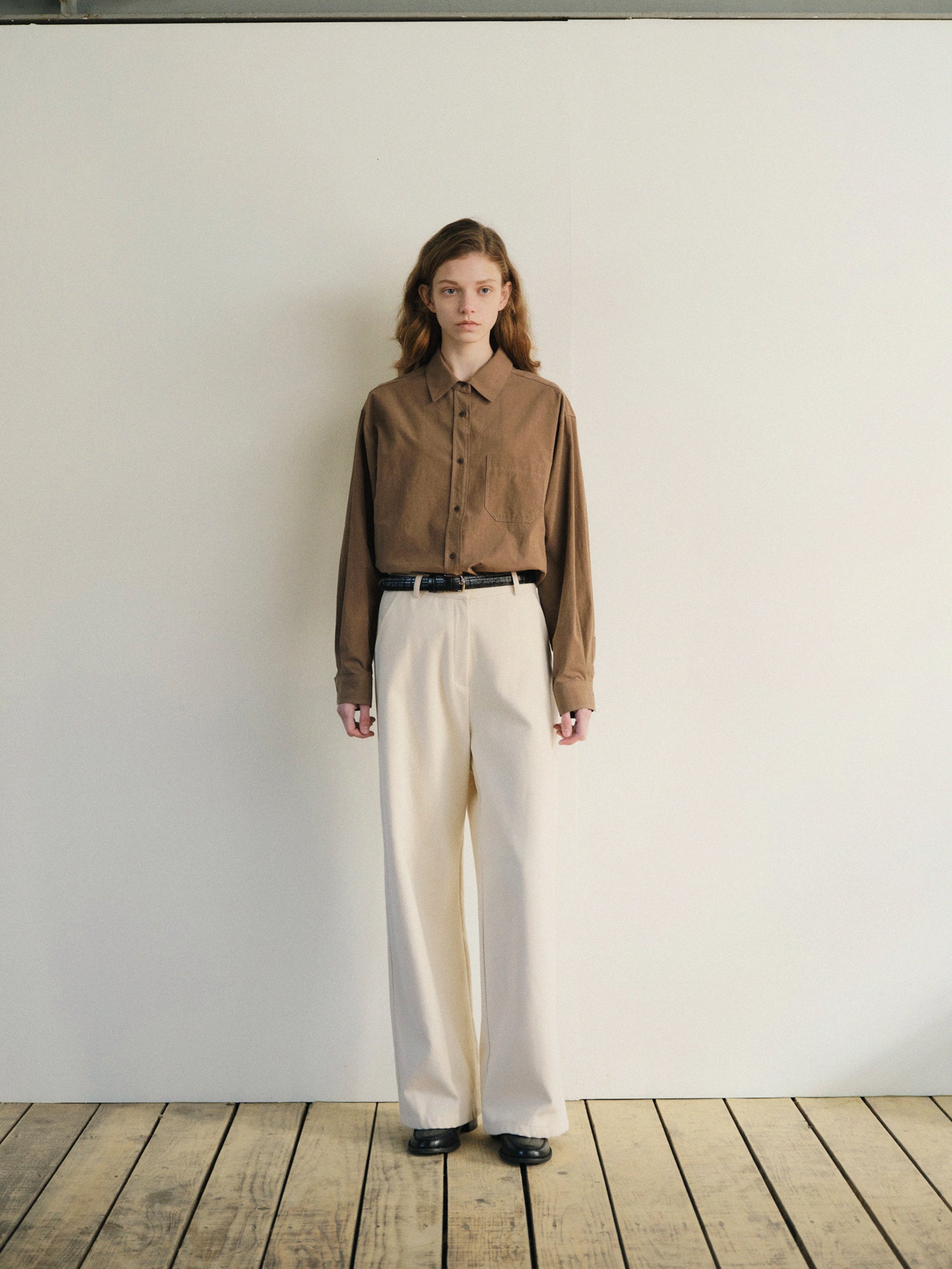 SUTTON SHIRT_BROWN