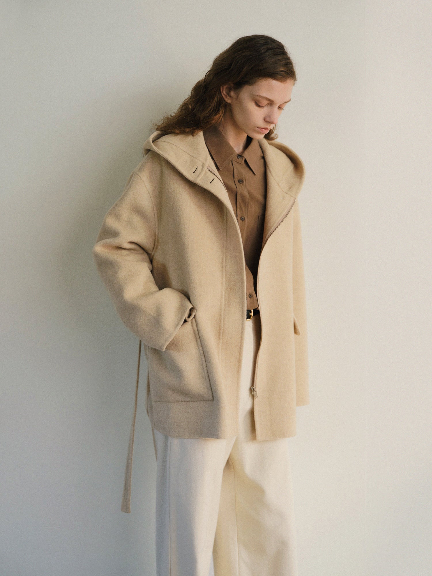 CASHMERE PREAU HANDMADE COAT_LIGHT BEIGE