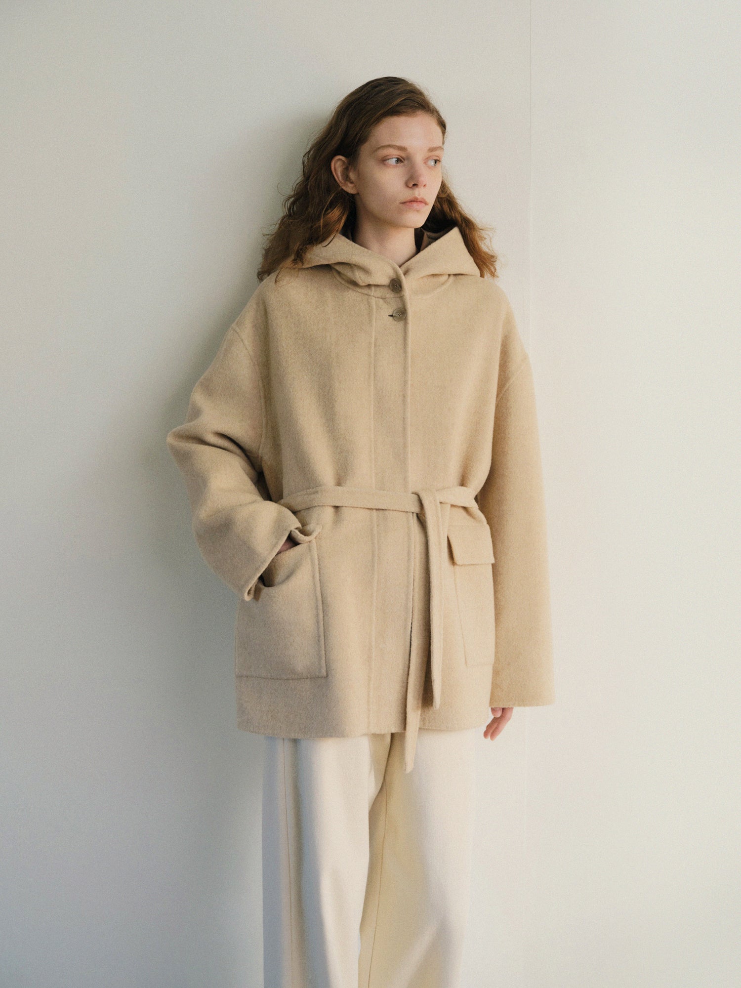 CASHMERE PREAU HANDMADE COAT_LIGHT BEIGE