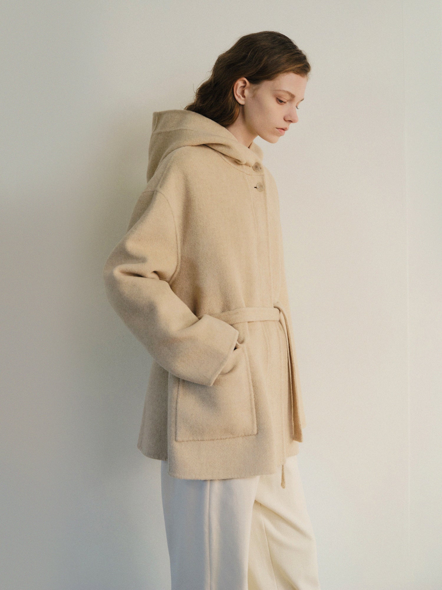 CASHMERE PREAU HANDMADE COAT_LIGHT BEIGE