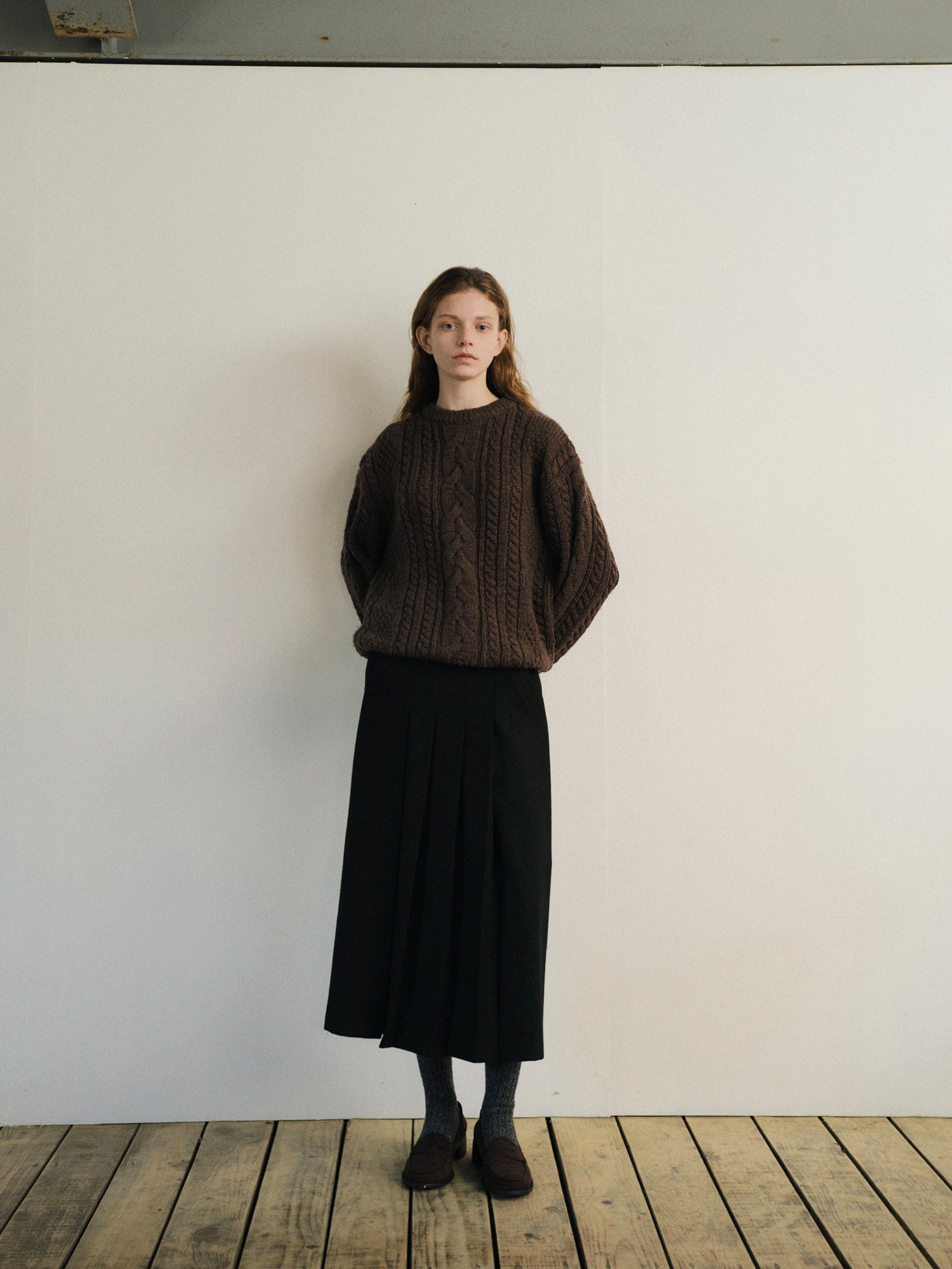 MONTGOMERY WOOL KNIT_BROWN