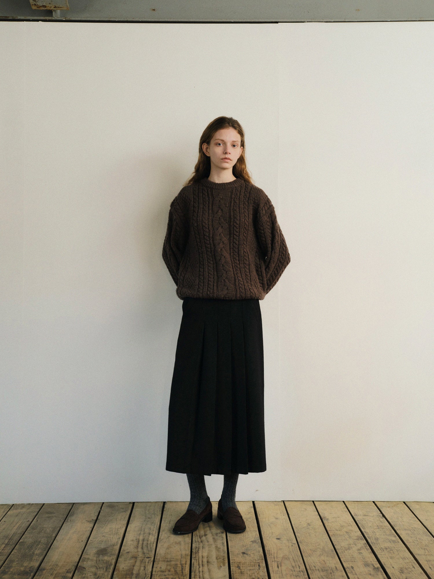 MONTGOMERY WOOL KNIT_BROWN