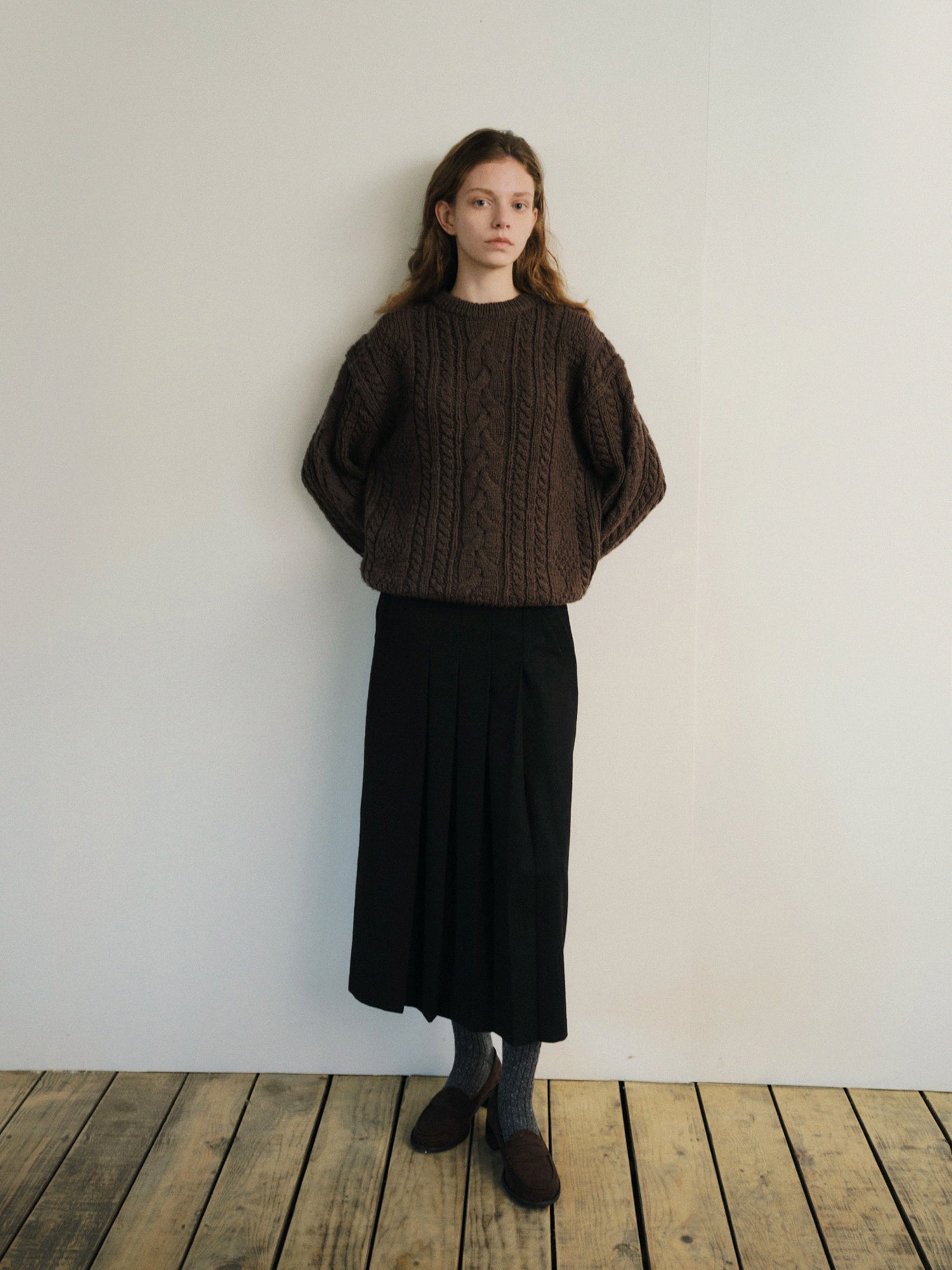 MONTGOMERY WOOL KNIT_BROWN