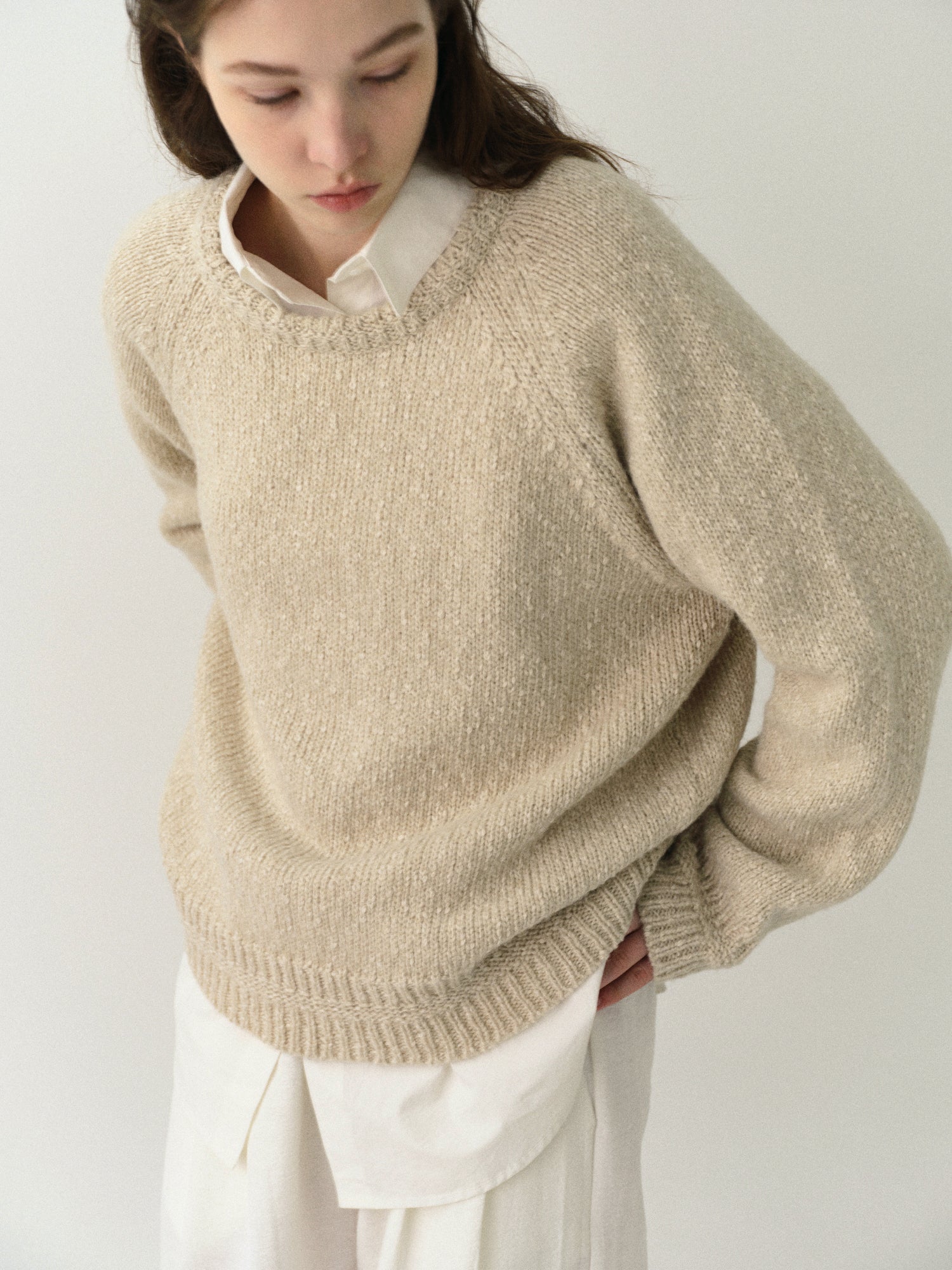 MARSEILLE ALPACA KNIT_OATMEL