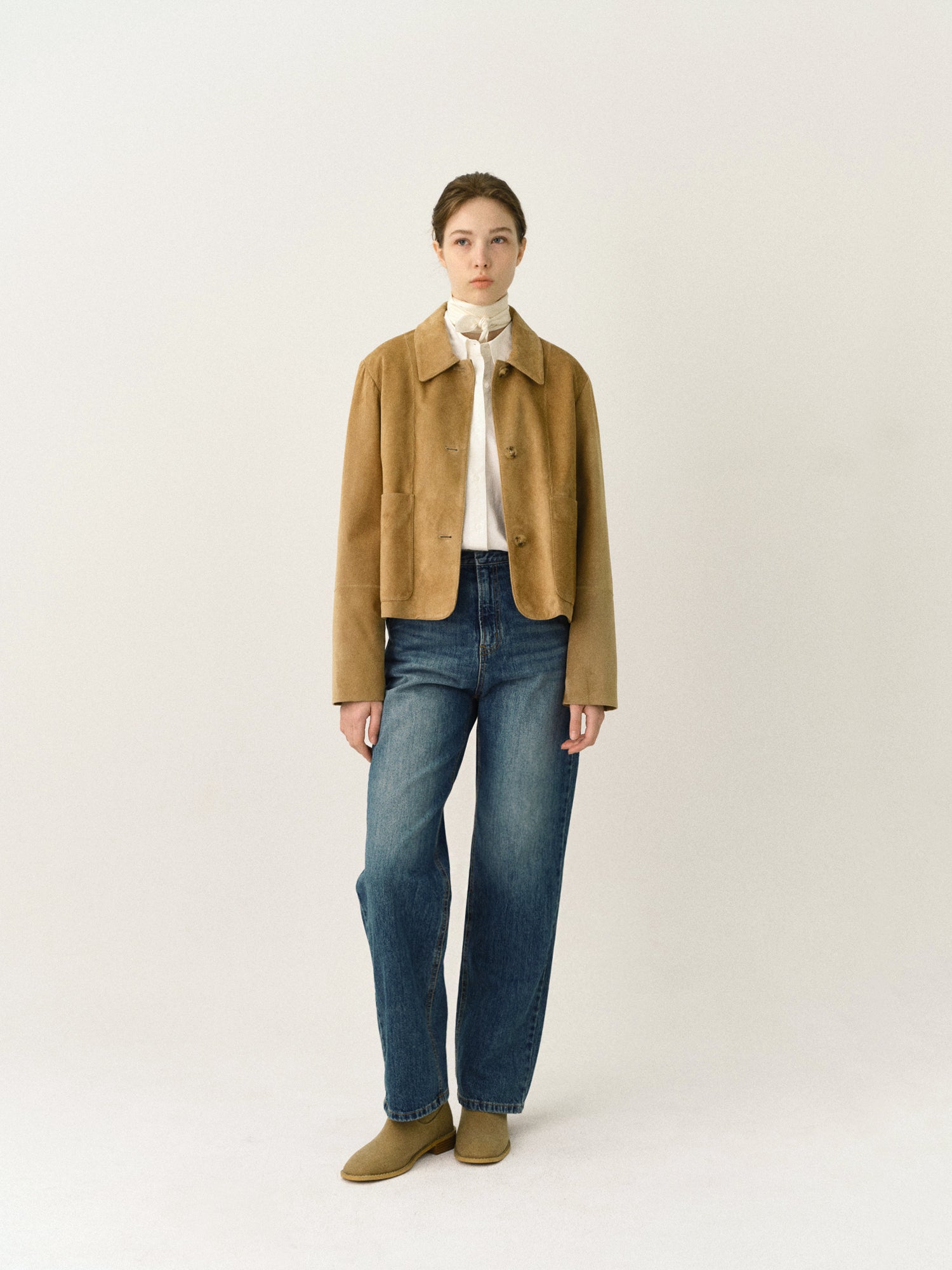 BAILEY SUEDE JACKET_CAMEL