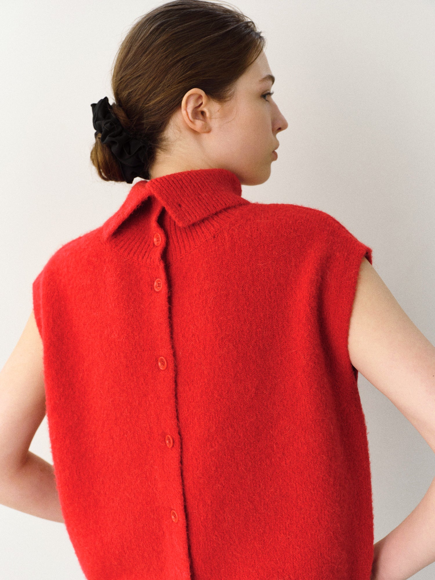 LLAMA TWO-WAY TURTLENECK_ROUGE