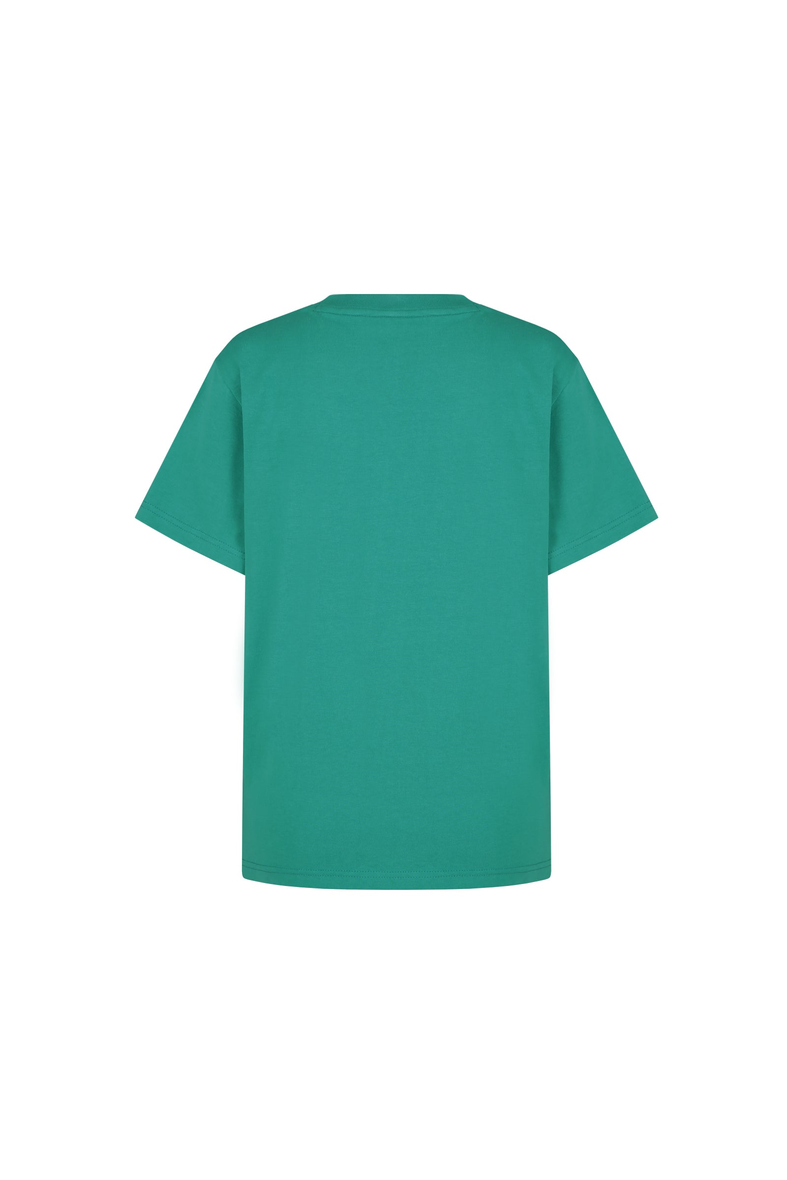 CUT OUT SHOULDER STRING LOGO T-SHIRT_VERT